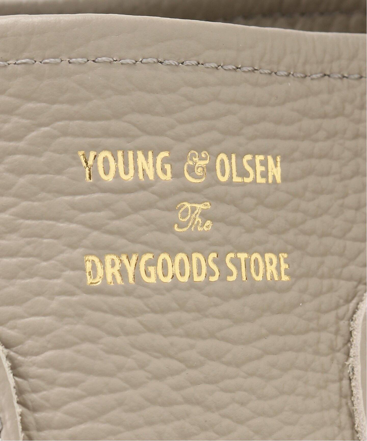 YOUNG&OLSEN/ヤングアンドオルセン】EMBOSSED LEATHER TOTE M トート  