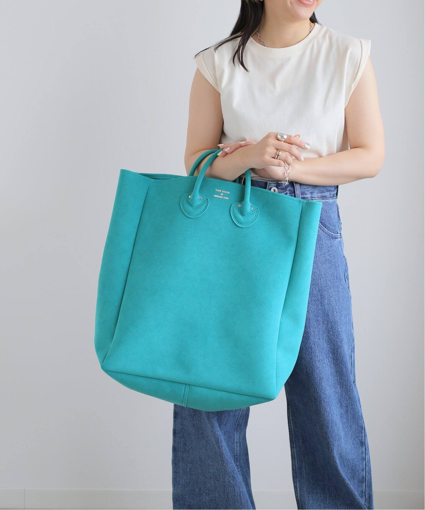 YOUNG&OLSEN/ヤングアンドオルセン ULTRASUEDE TOTE L トートバッグ  