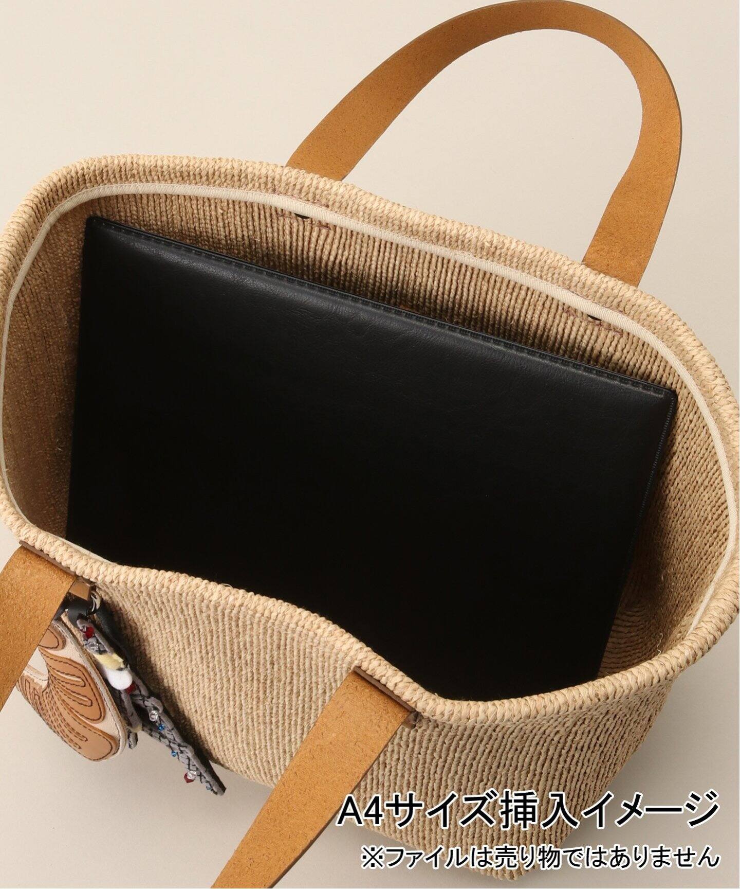 LUDLOW/ラドロー ラフィアBAG バッグ LD24S-BG016（トートバッグ  