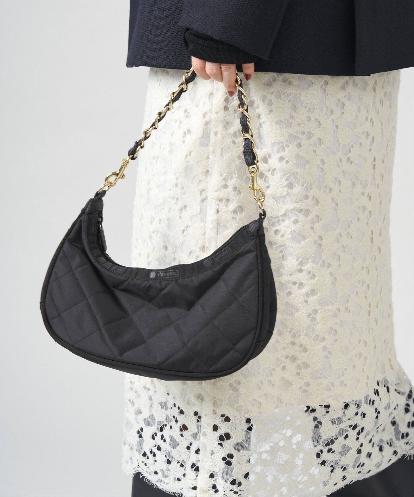 LeSportsac/レスポートサック × IENA EXPO別注 CHAIN SM CONV HOBO 