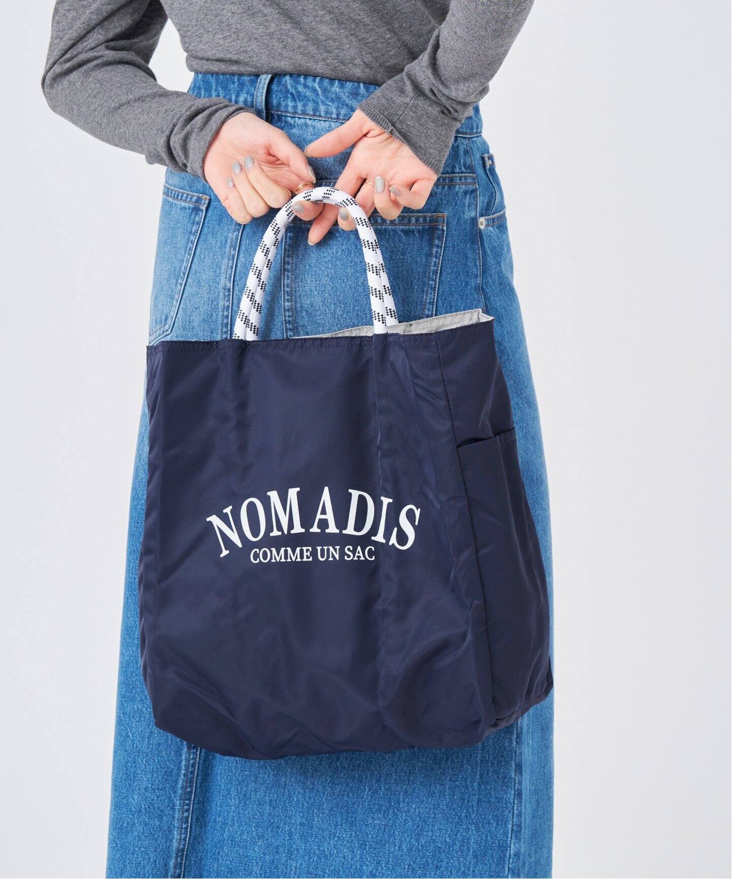 追加》【NOMADIS/ノマディス】別注 SAC リバーシブル トートバッグ M 
