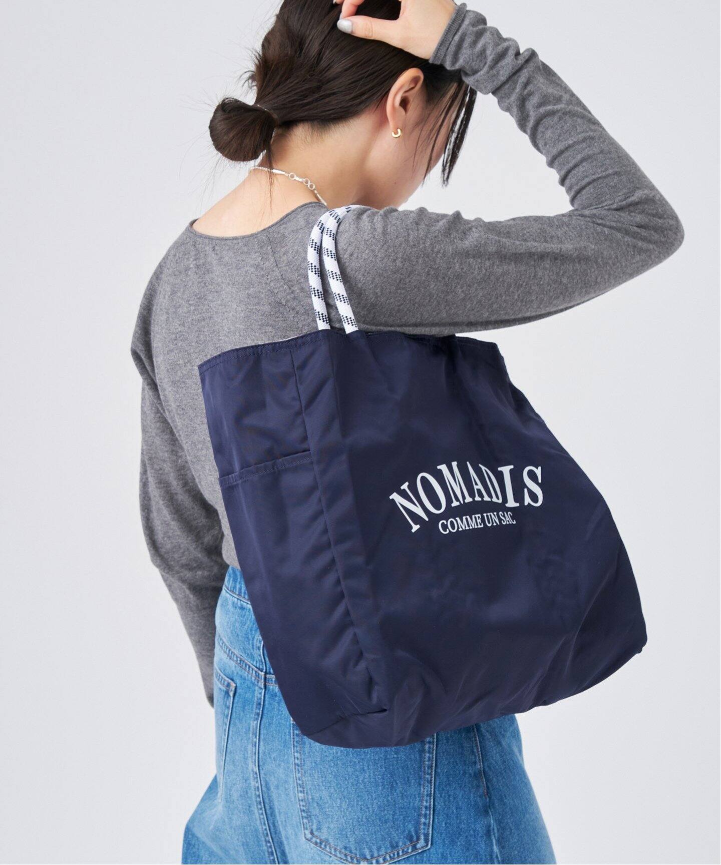 追加》【NOMADIS/ノマディス】別注 SAC リバーシブル トートバッグ M 