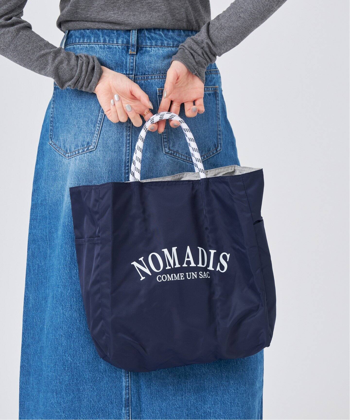 追加》【NOMADIS/ノマディス】別注 SAC リバーシブル トートバッグ M 