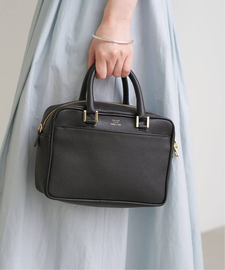 追加》Manuel MILANO/マニュエルミラノ 別注 レザーバッグ MIDI  