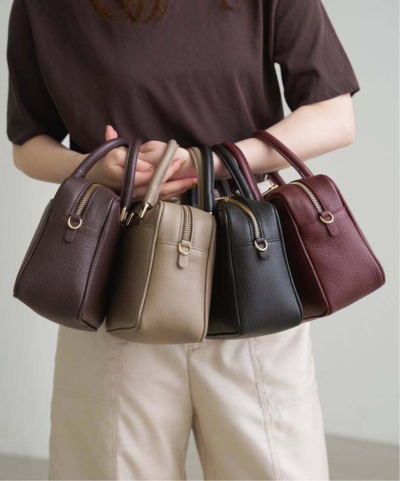 追加》Manuel MILANO/マニュエルミラノ 別注 レザーバッグ MIDI  