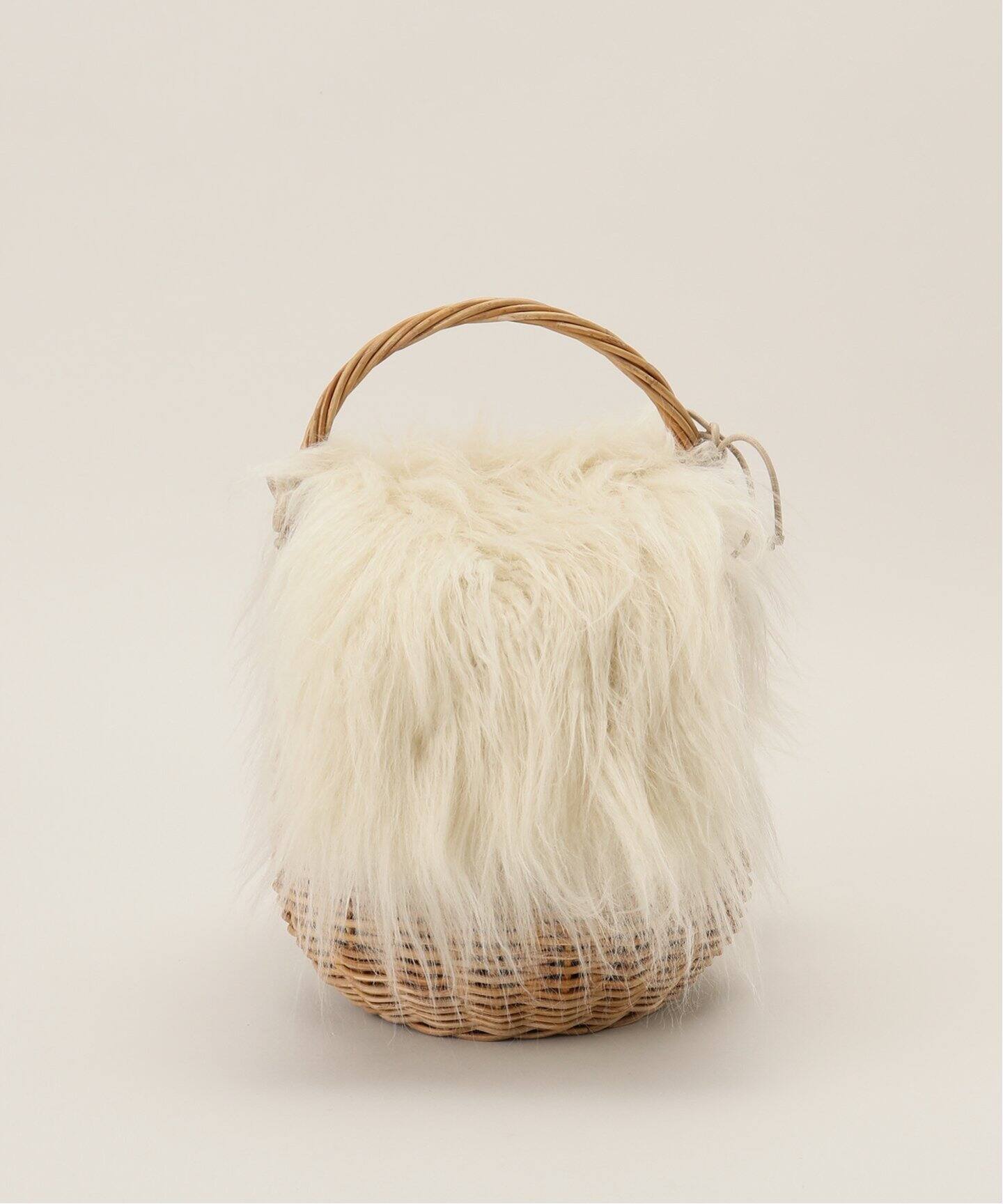 BAGMATI/バグマティ ファーカゴバッグ BBK24-SS28-FUR（かごバッグ 