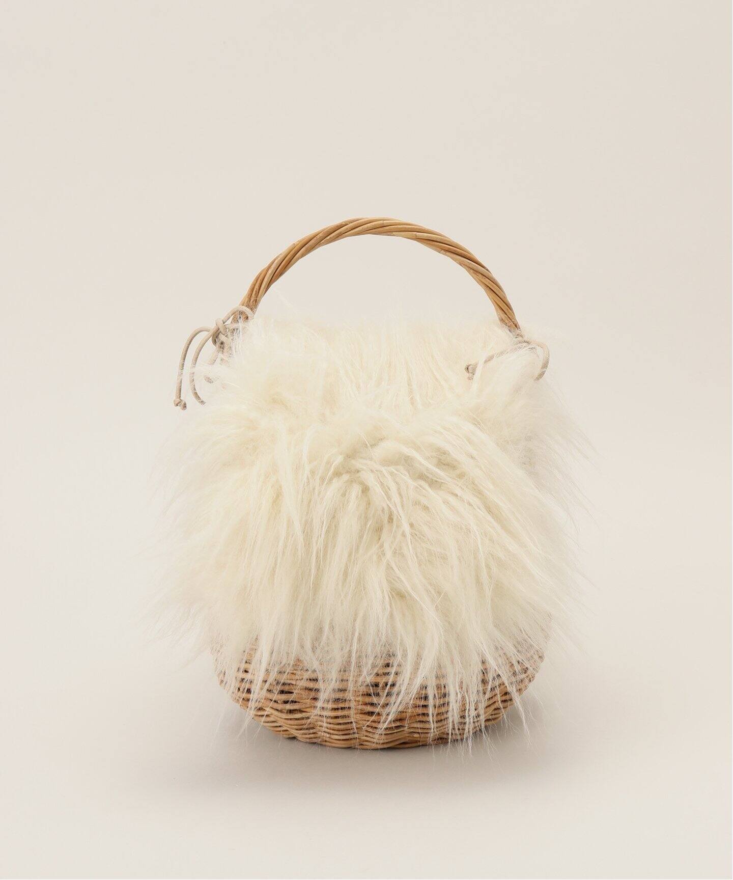 BAGMATI/バグマティ ファーカゴバッグ BBK24-SS28-FUR（かごバッグ 