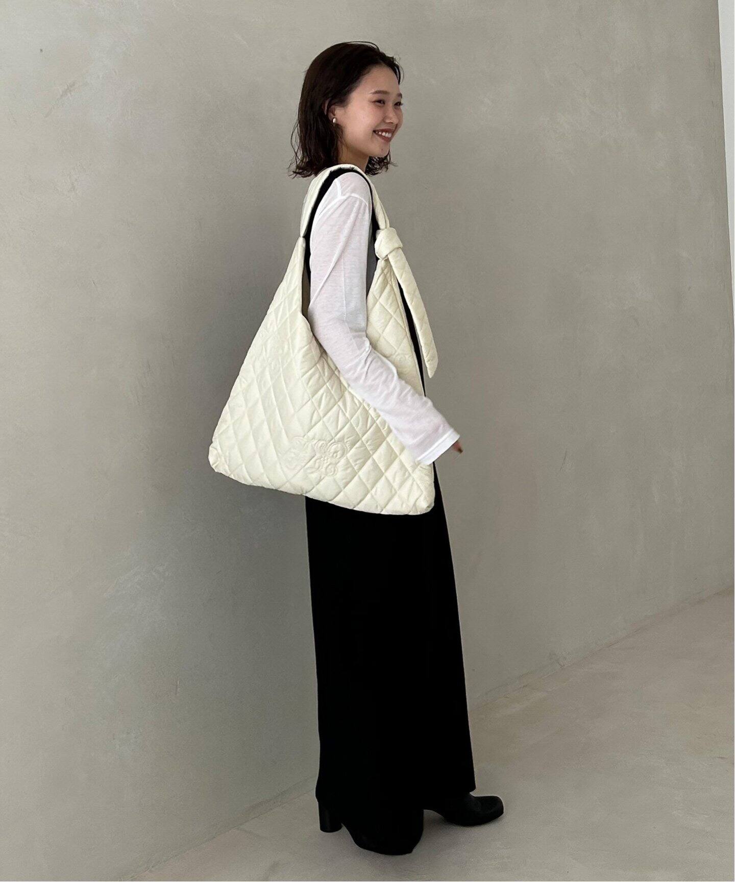 crinkle crinkle crinkle initial quilt bag CC-3029（トートバッグ  