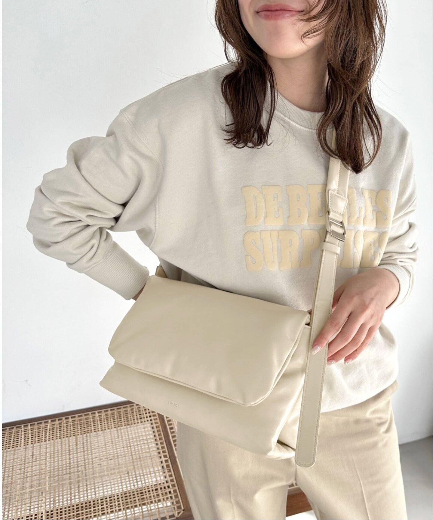 Fluffy Mini フラップミニクリーム standoil スタンドオイル かっこよく 