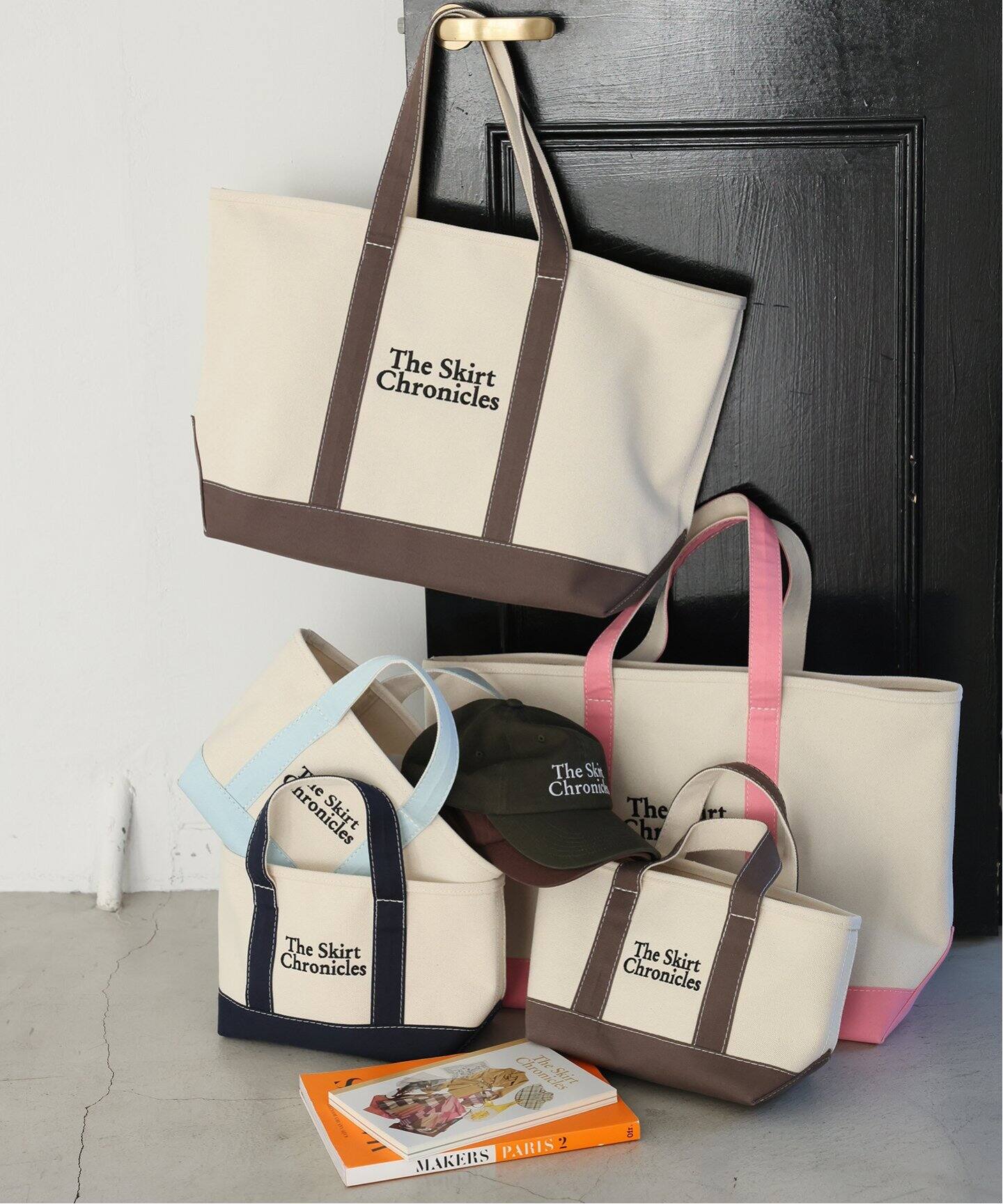 The Skirt Chronicles】SLOBE別注 キャンバスミニトートバッグ（トート 