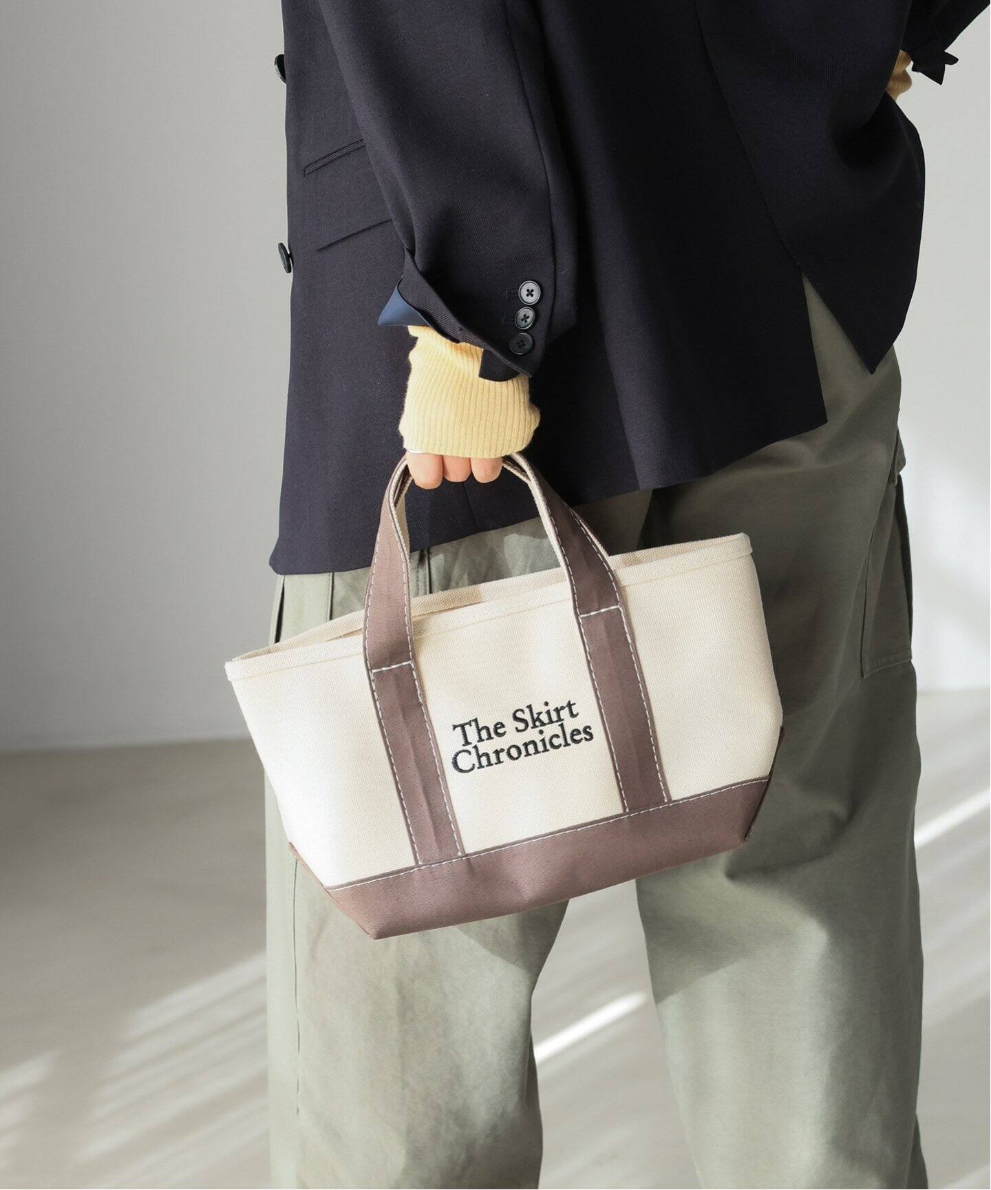 The Skirt Chronicles】SLOBE別注 キャンバスミニトートバッグ（トート 