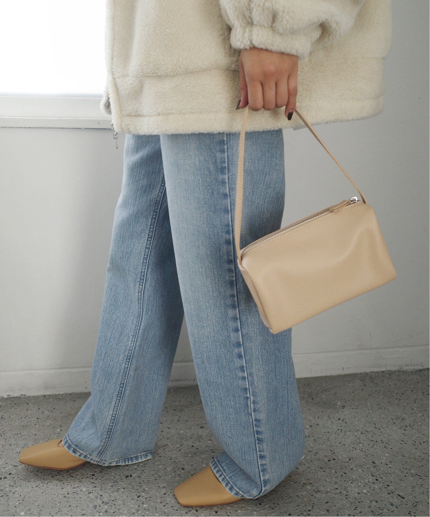 ラフィアスクエアハンドバッグ　スローブイエナ　イエナ ラフィアスクエアハンドバッグ スローブイエナ イエナ ラフィア