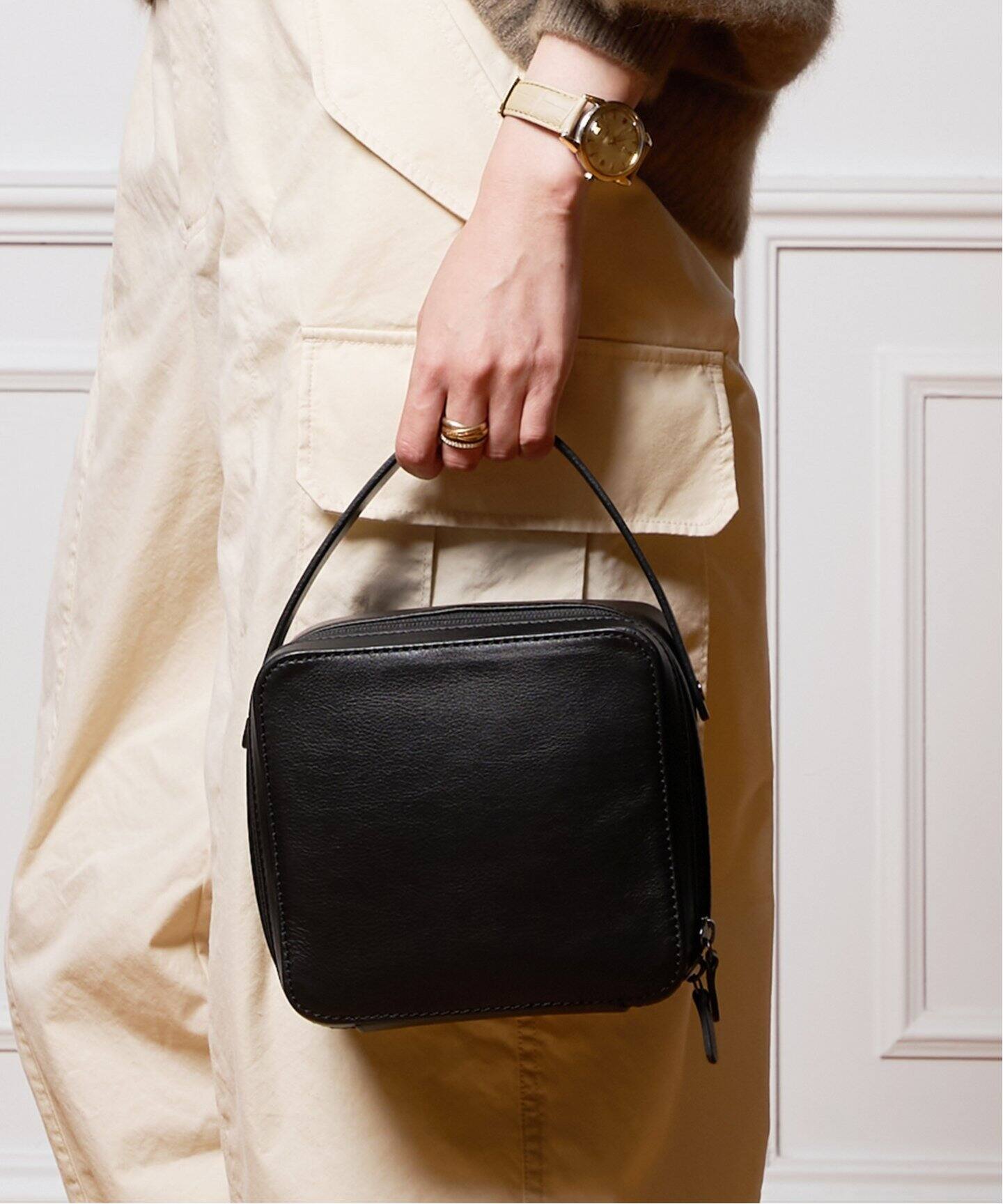 AURALEE/オーラリー LEATHER SMALL TRAVEL CASE MADE B バッグ 