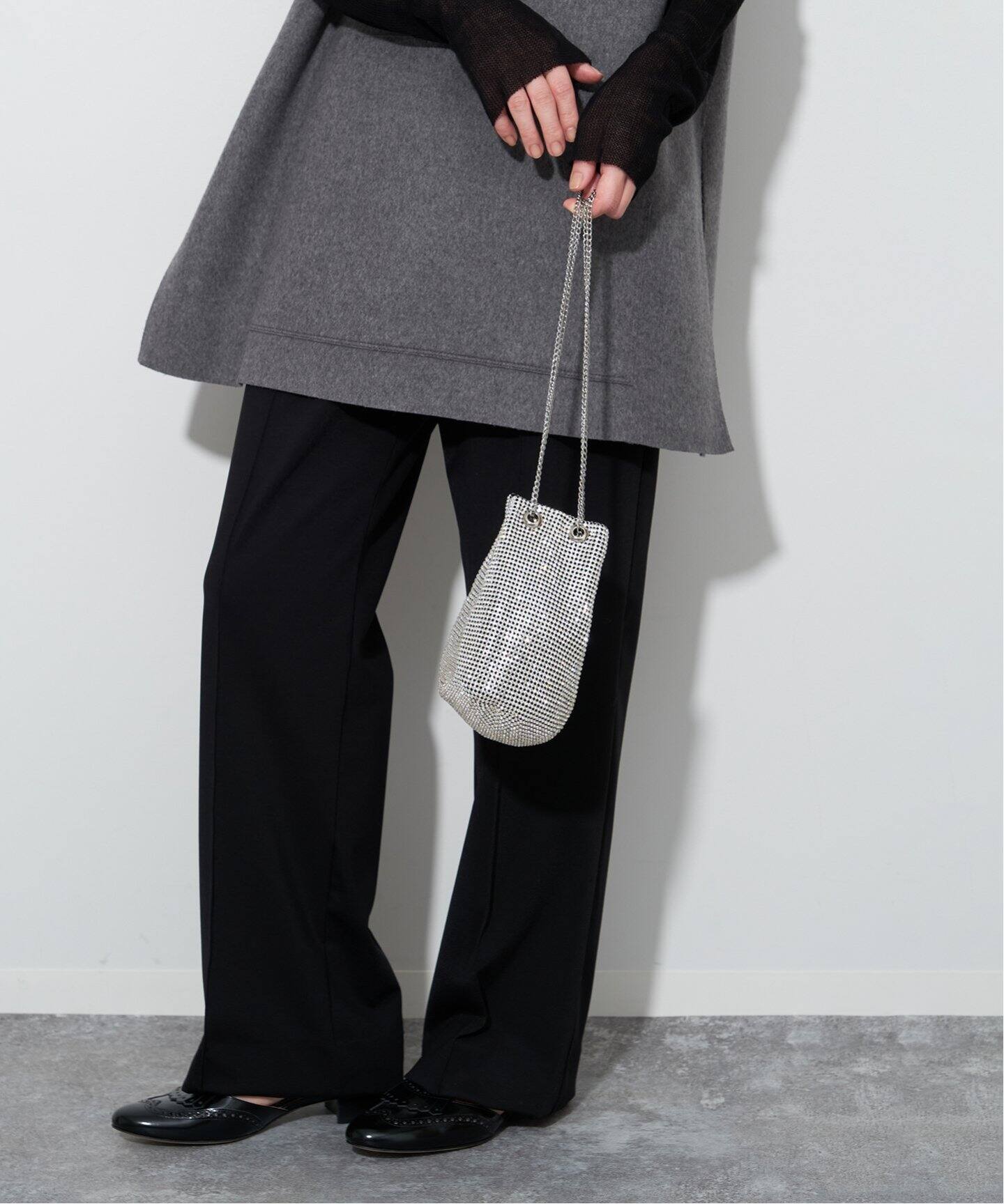 WHITING&DAVIS/ホワイティング＆デイビス】 CRYSTAL BACKET バッグ  