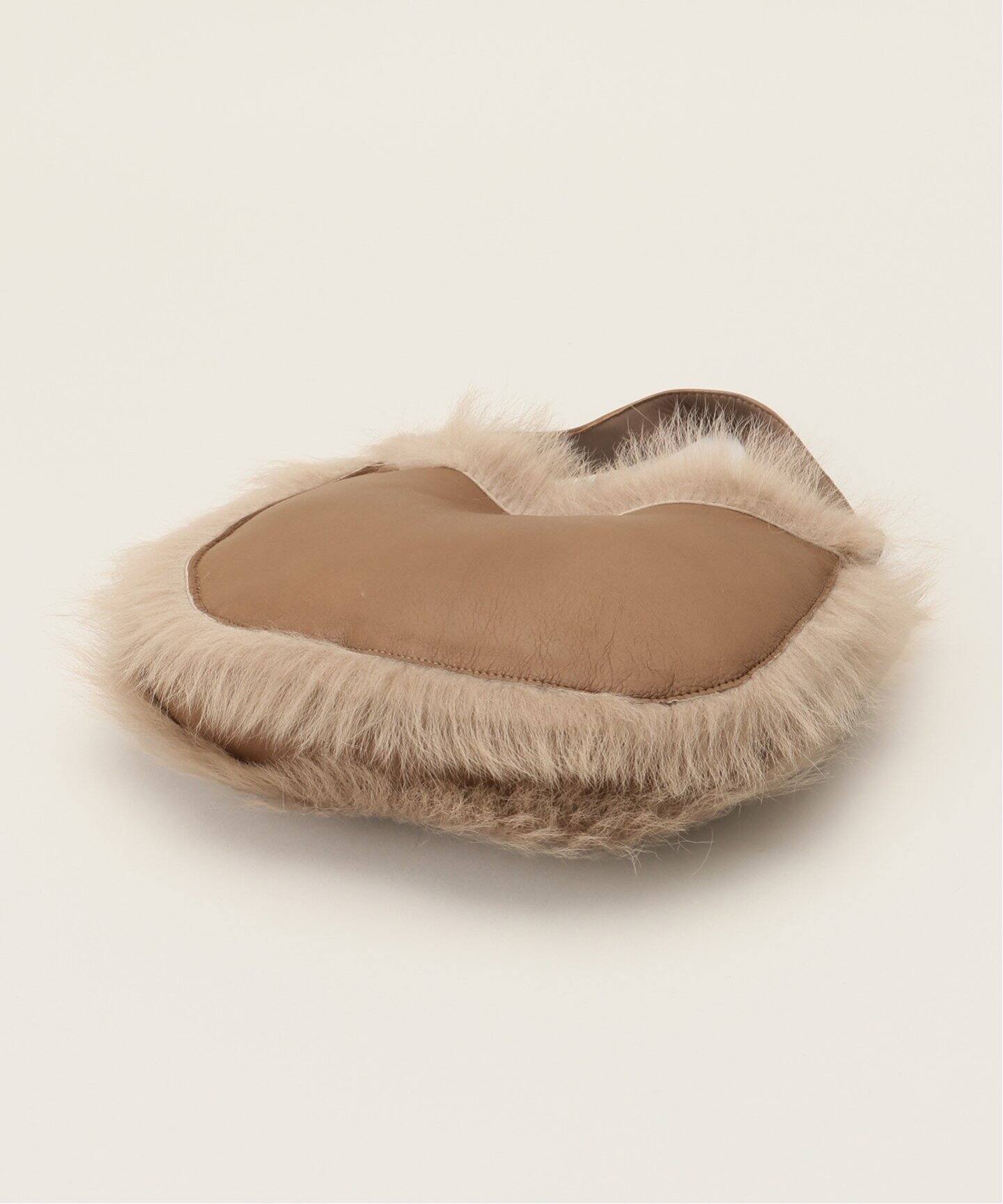 GUSHLOW＆COLE/ガシュロウアンドコール SHEARLING SADDLE バッグ  