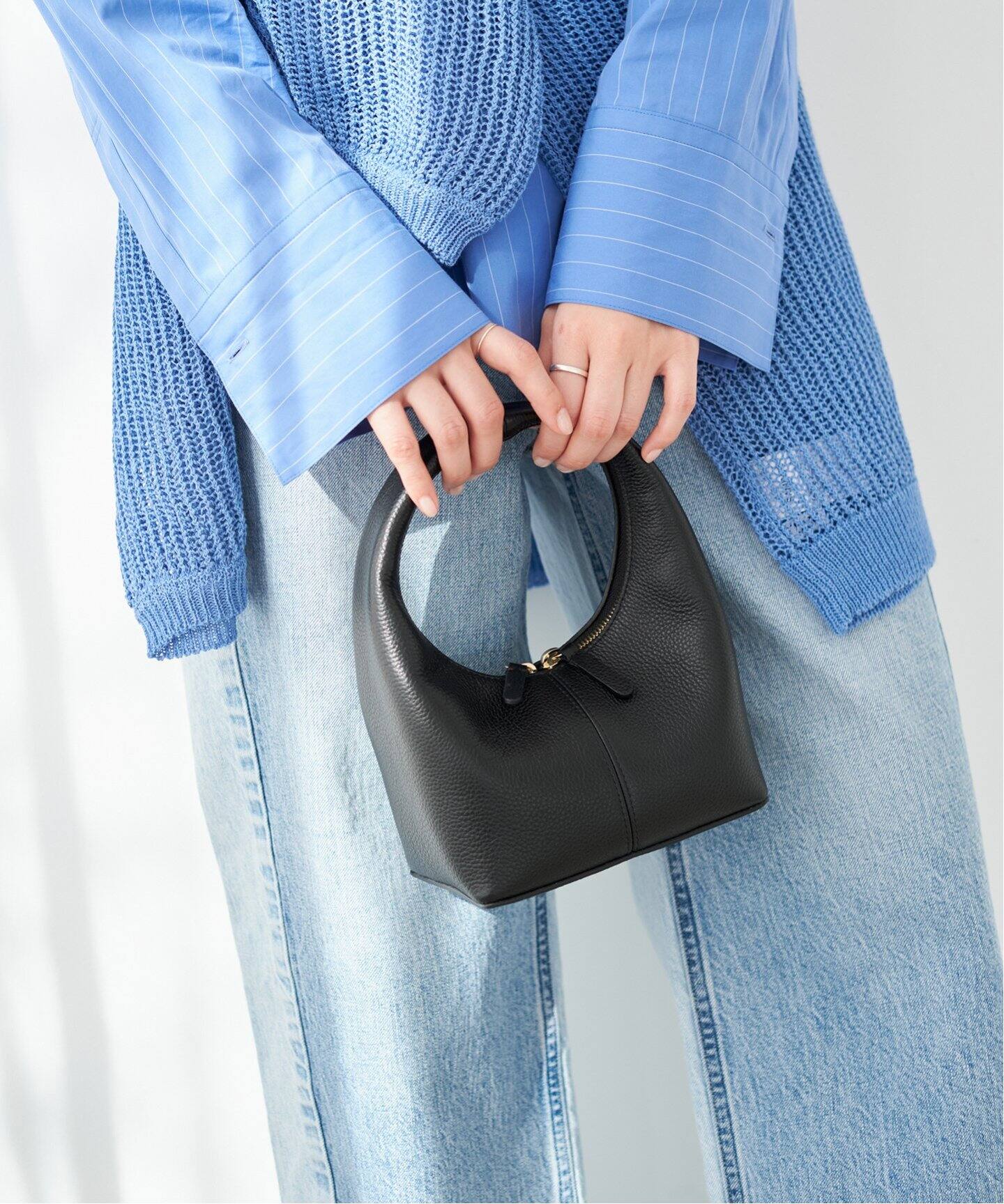 FRENZLAUER/フランツロアー】MINI PANIER GRAINED バッグ 