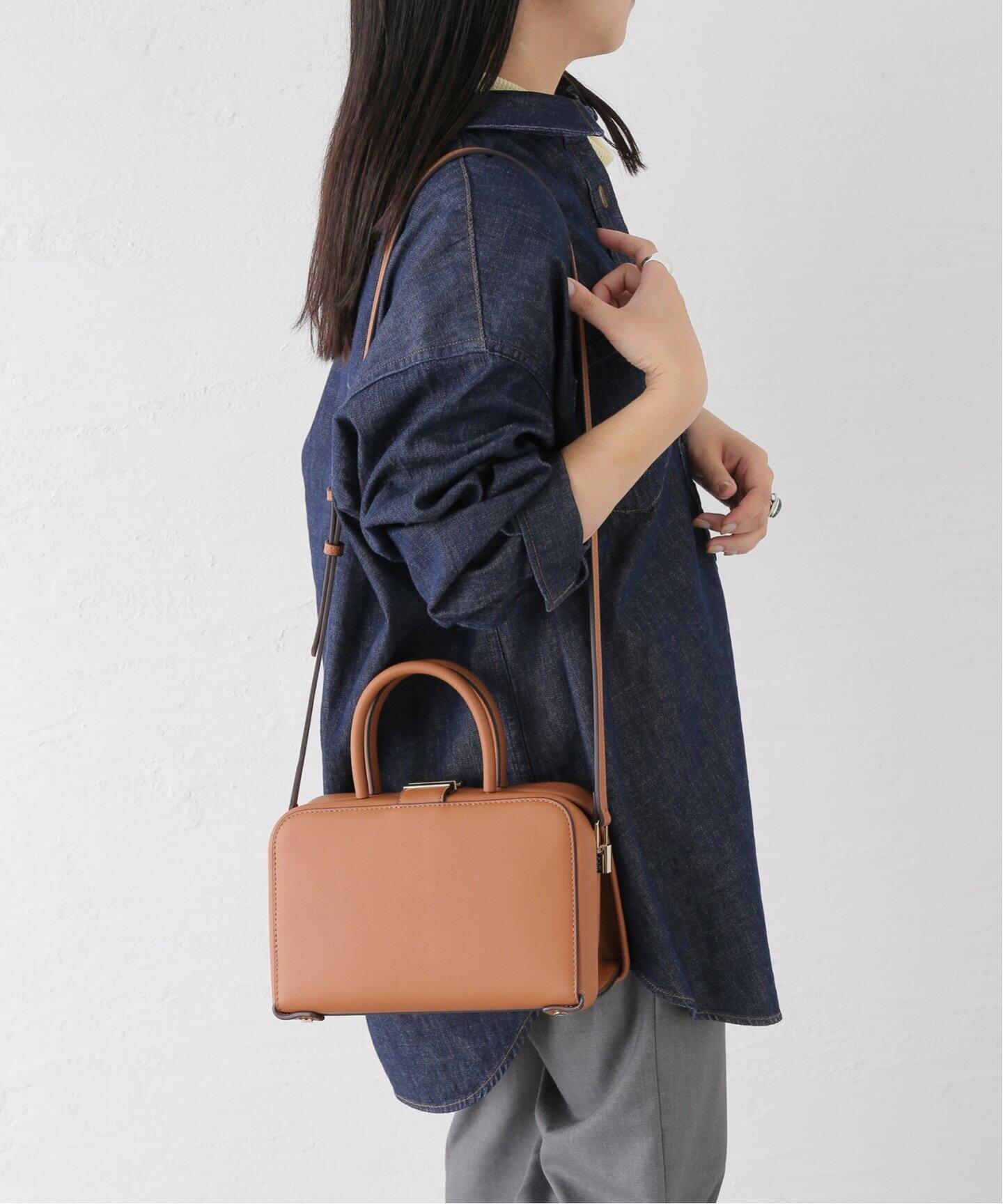 追加》PUNTI./プンティ 別注 PORTRAIT HAND バッグ（ハンドバッグ 