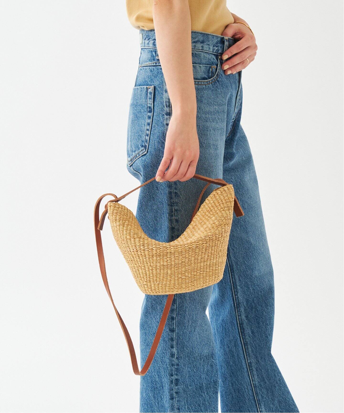 INES BRESSAND/イネス ブレッサンド 別注 MINI CROISSANT バッグ  