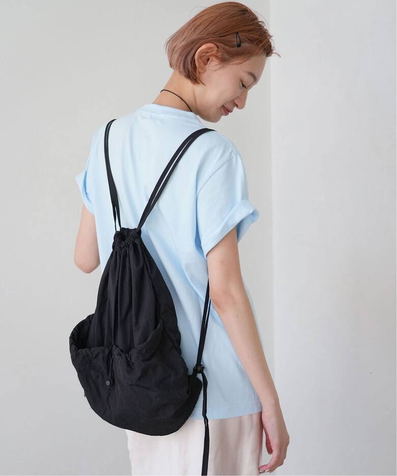 WEB限定/追加3》SLOBE citron.ナイロンナップサック（バックパック 