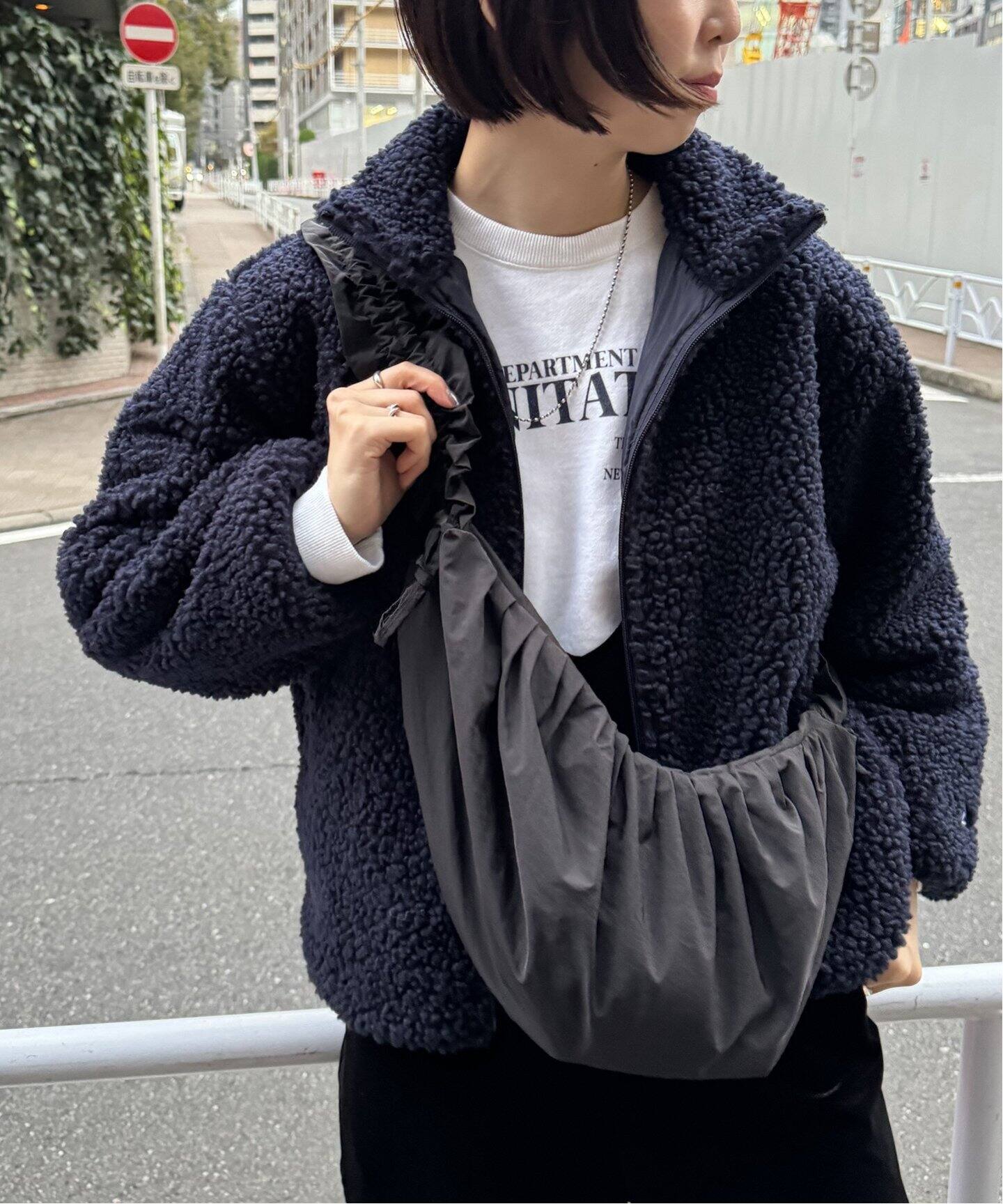 WEB限定》SLOBE citron. Nylon Frill shoulder BAG（ショルダーバッグ 