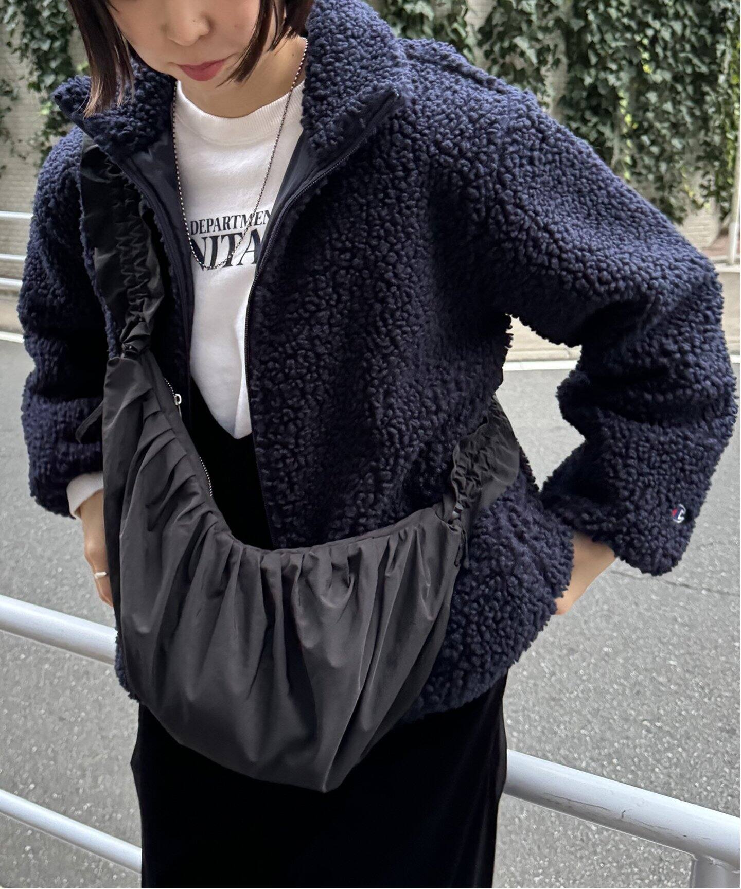 WEB限定》SLOBE citron. Nylon Frill shoulder BAG（ショルダーバッグ 