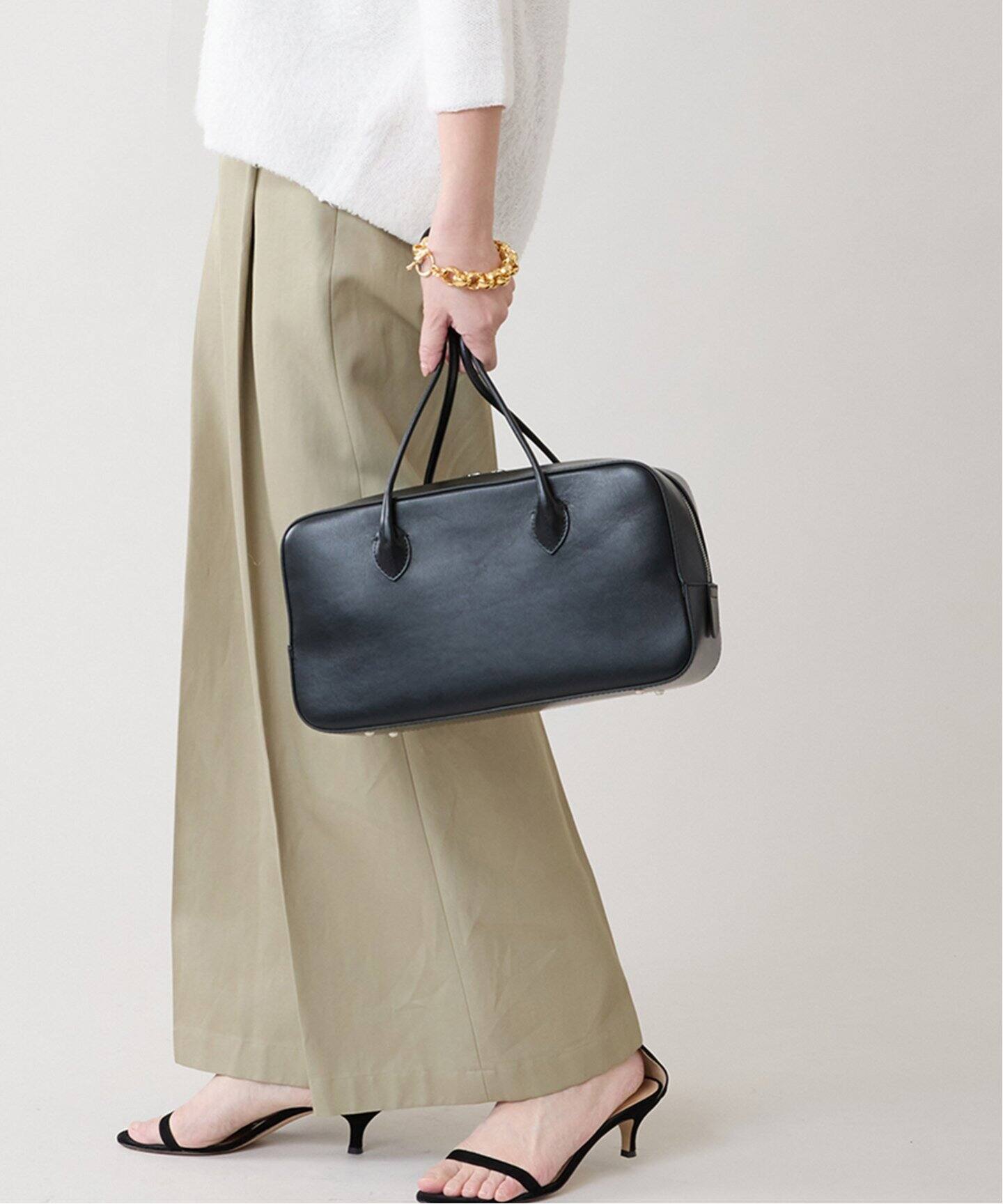 MAISON CANAU（メゾン カナウ）スムース.EWボックスボストン MCLH3BB 4 