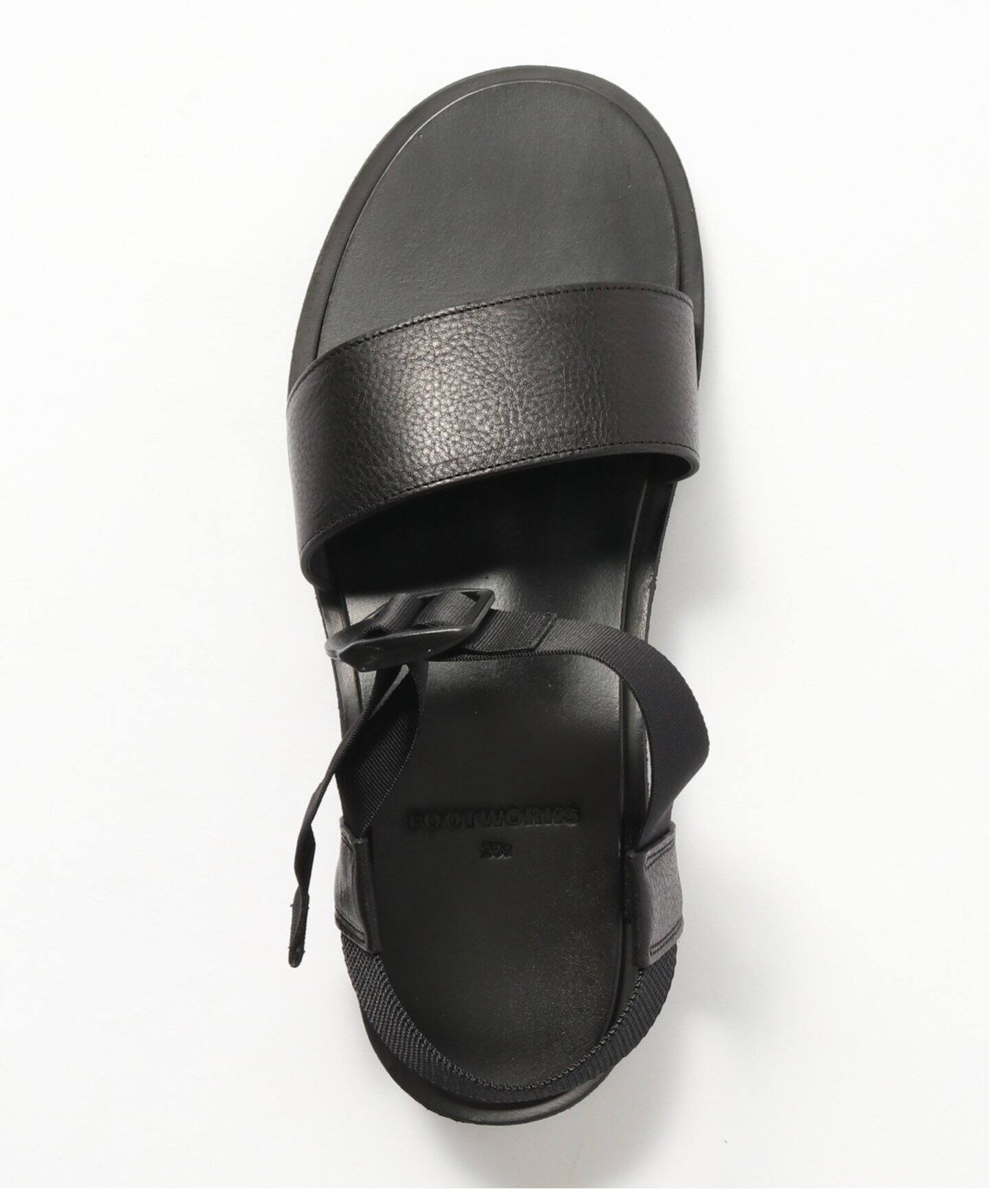 FOOTWORKS / フットワークス】Sandals Grained Leather（レザー 