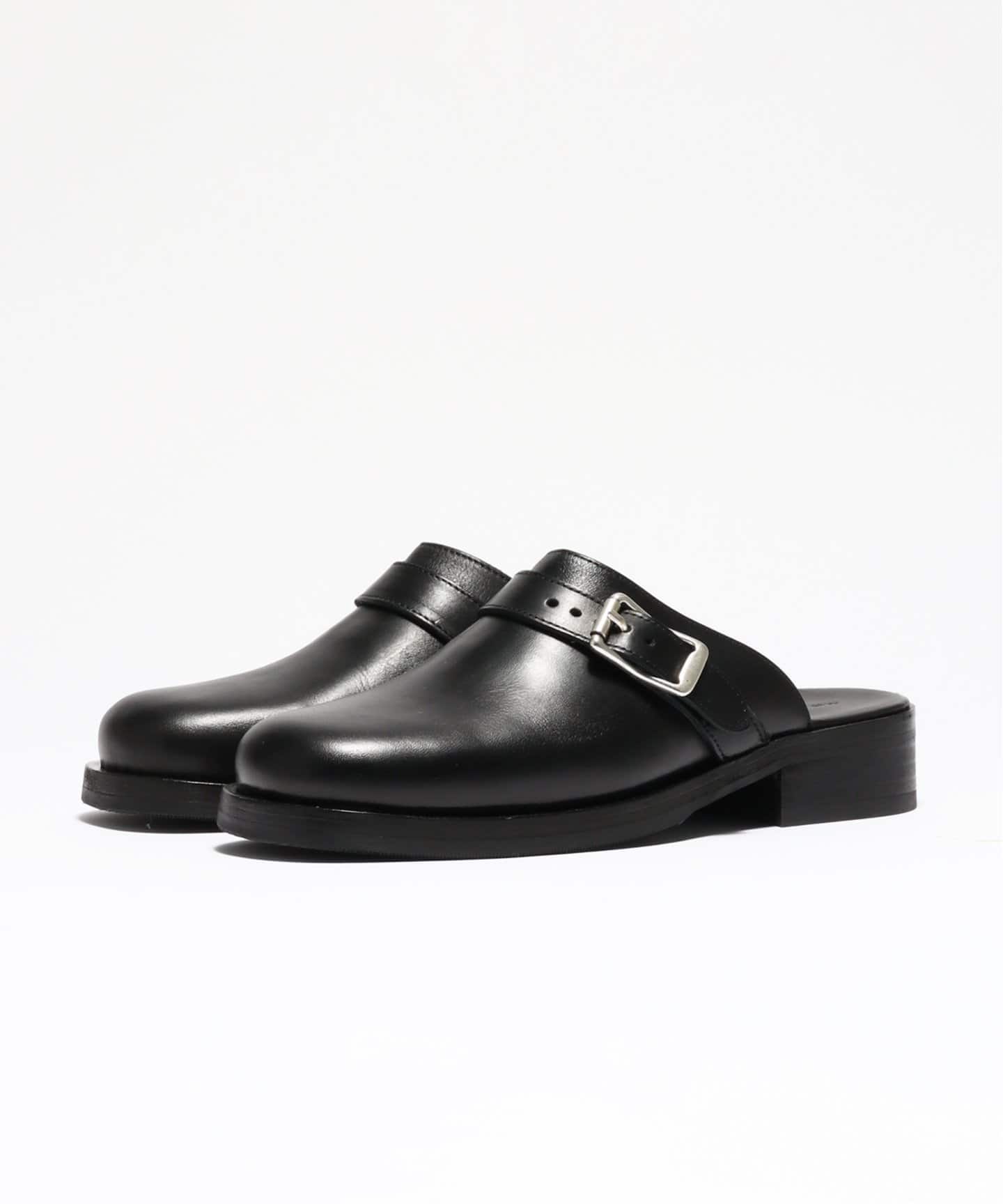 our legacy レザーサンダル OUR LEGACY | CAMION MULE / BURNT SUGAR LEATHER レザー