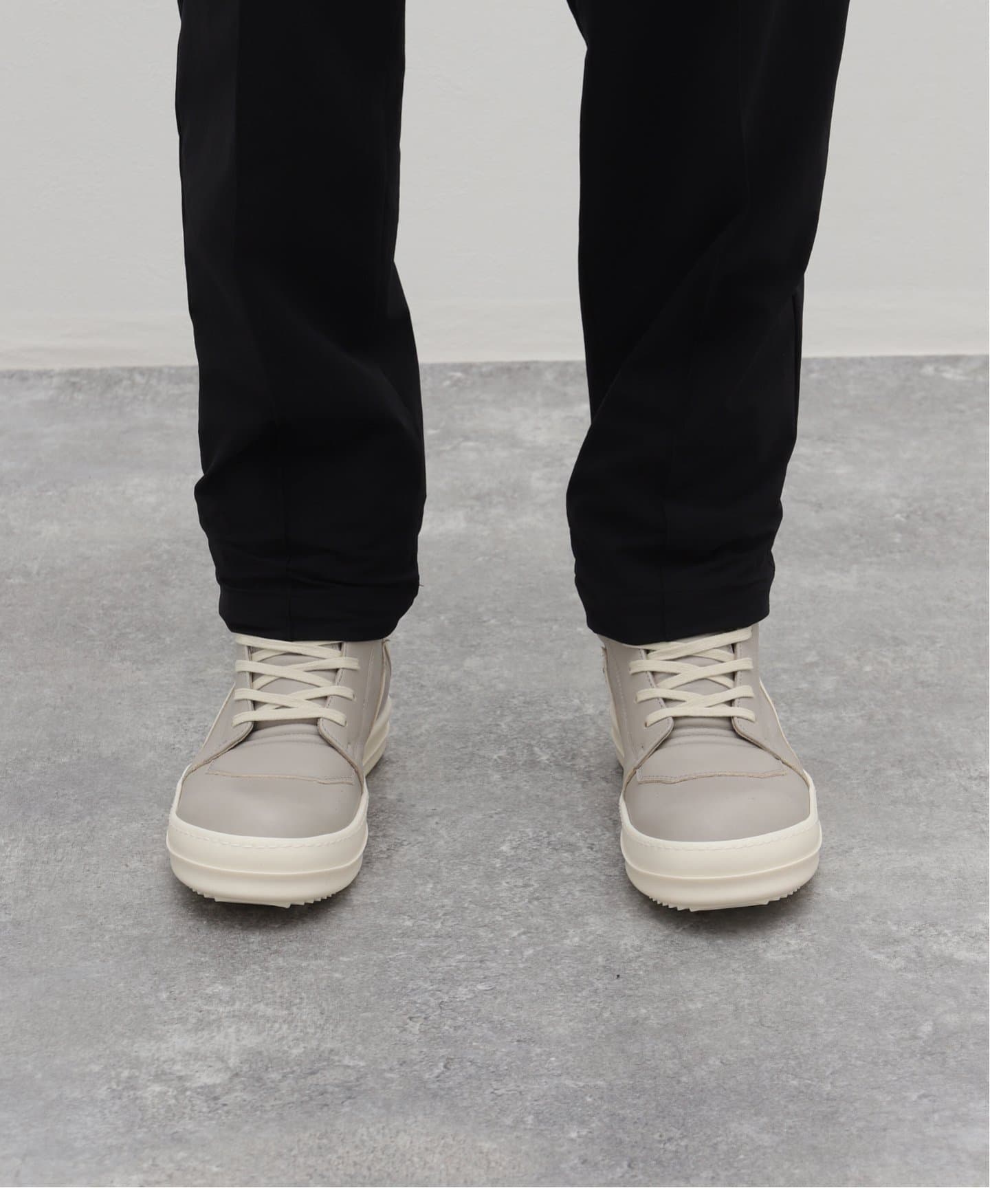 個人装備 rick owens RICK OWENS:RU01D3894LCO-811:GEOBASKET（スニーカー）｜BOICE