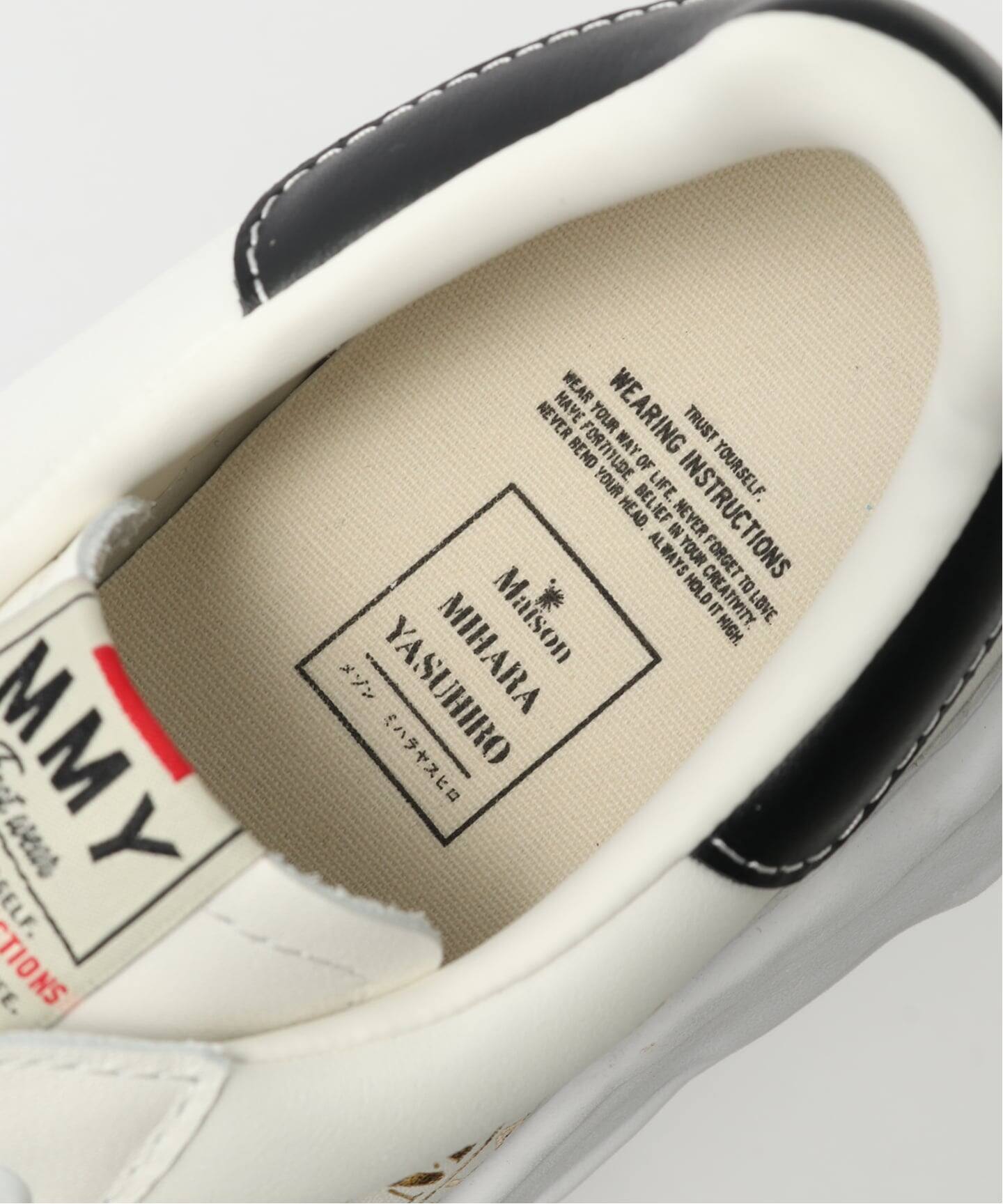 MIHARA YASUHIRO:A06FW702-011:BLAKEY LOW LEATHER（スニーカー