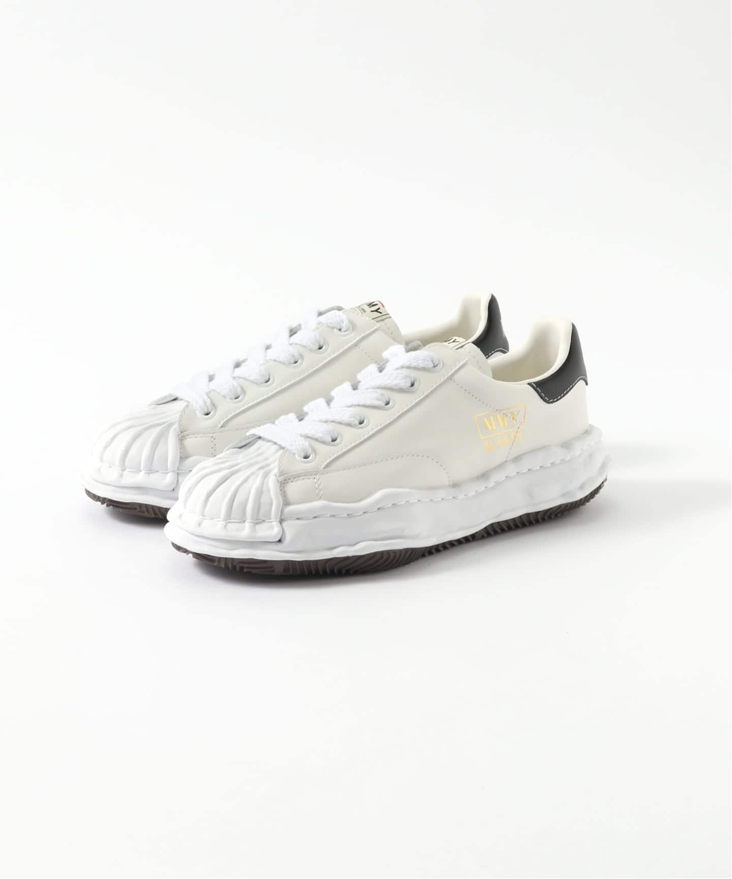 MIHARA YASUHIRO:A06FW702-011:BLAKEY LOW LEATHER（スニーカー