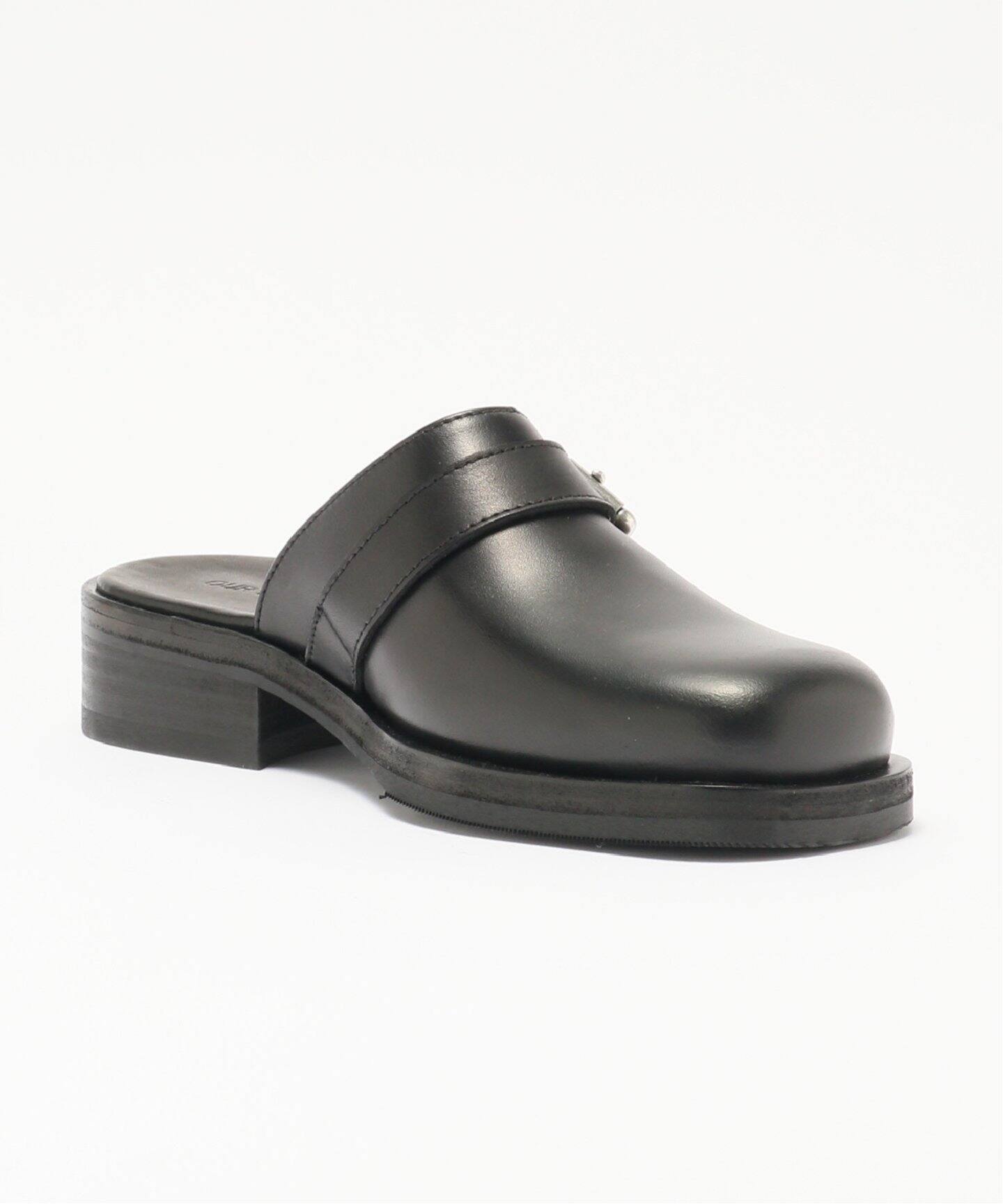 our legacy camion mule butterfly 蝶 ブラック Our Legacy Camion Schmetterling Leather Mule - Black