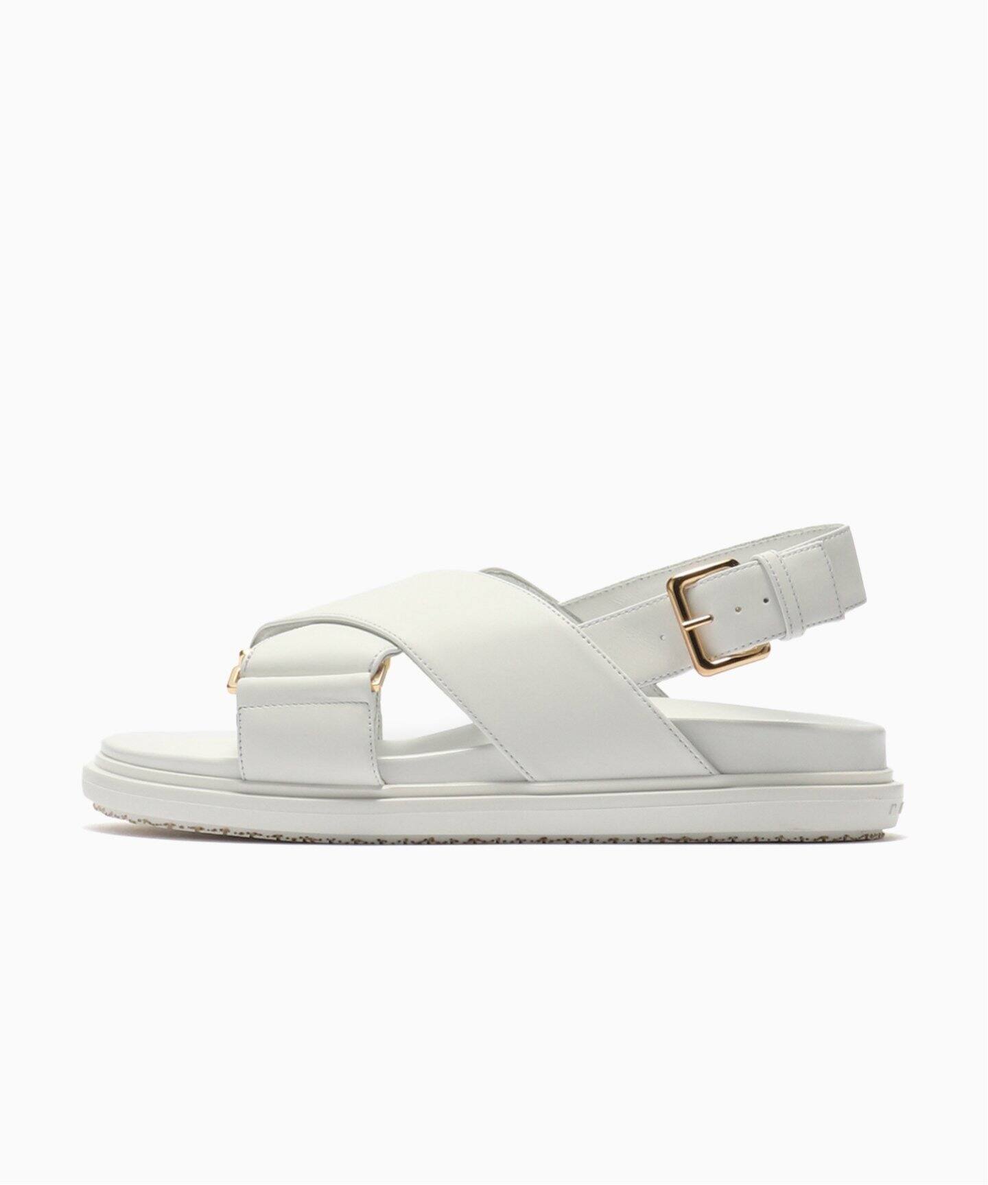 MARNI FB CRISCROSS SANDAL ホワイト MARNI FB CRISCROSS SANDAL ホワイト