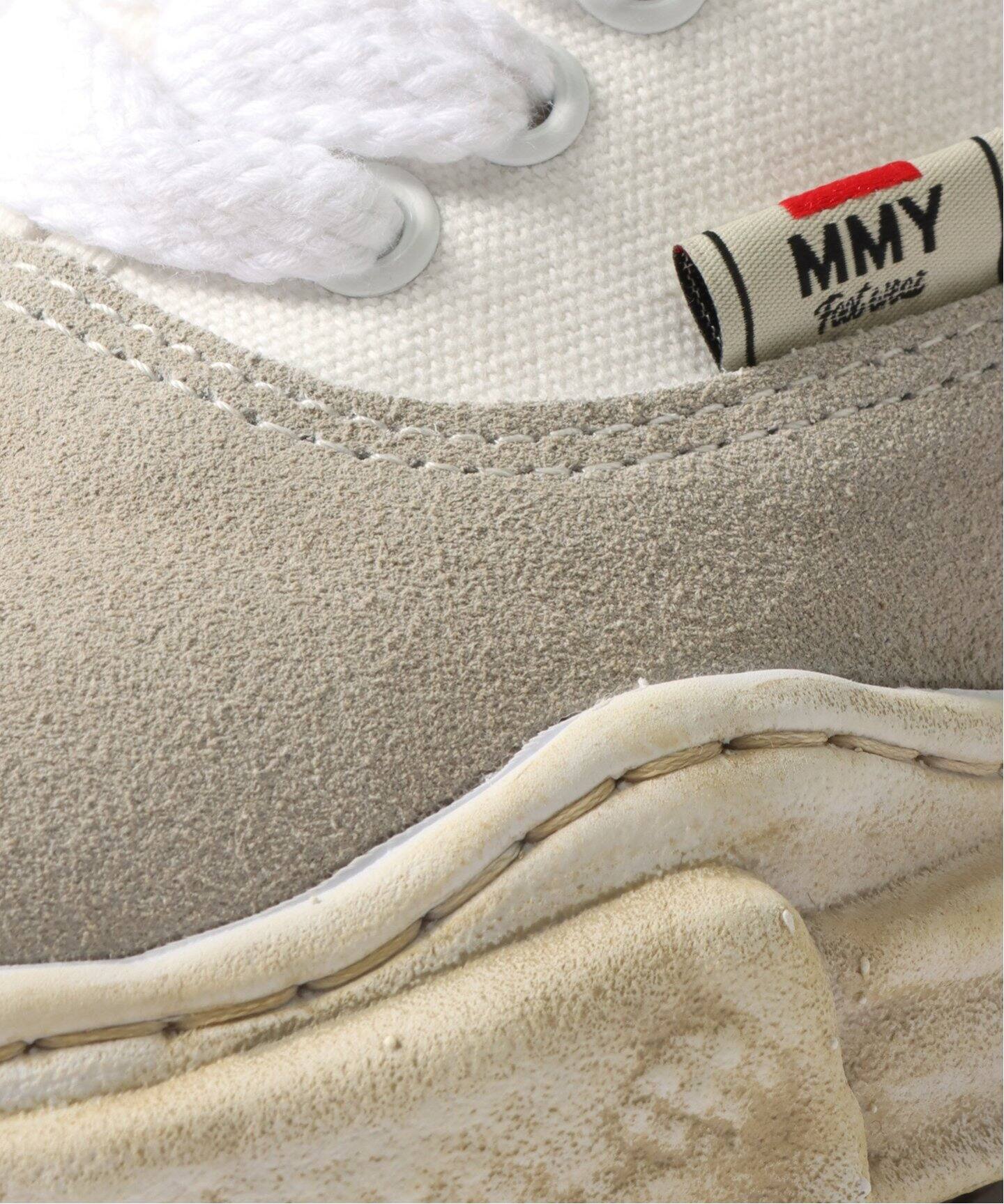 MIHARA YASUHIRO:A12FW729-011:BAKER CANVAS SUEDE LOW