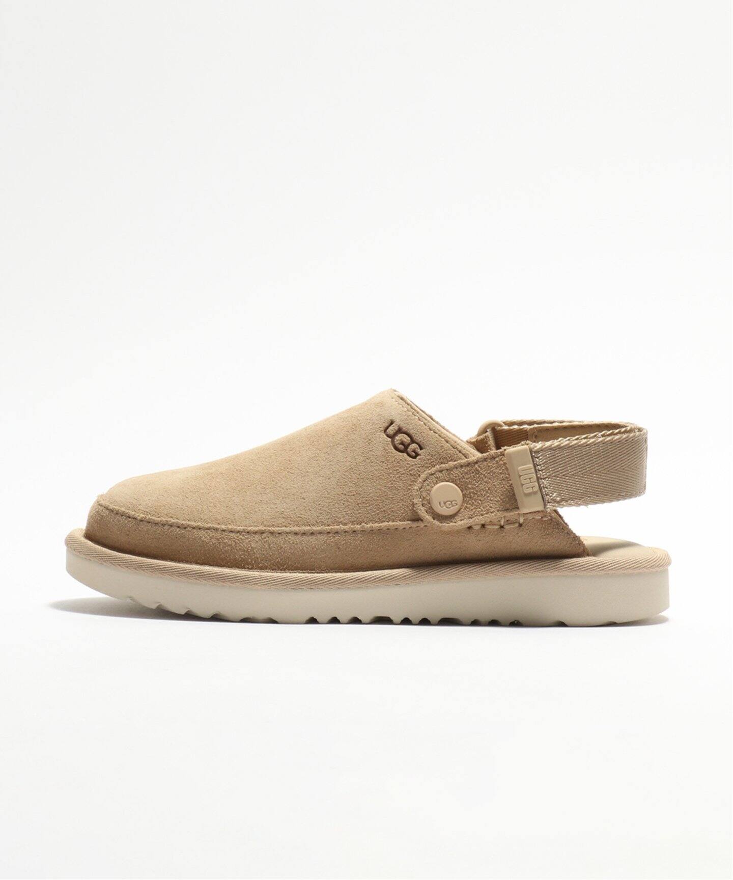 UGG 乗っ スエード スリッポン ベージュ/イエロー