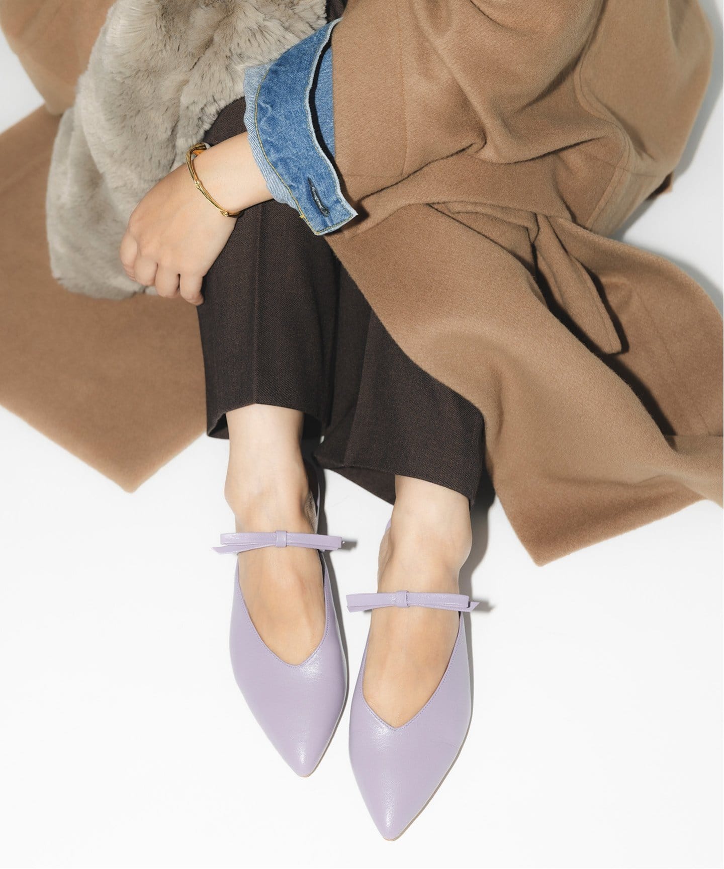 Bonum ribbon pointed mule：パンプス（パンプス）｜Bonum（ボナム）の