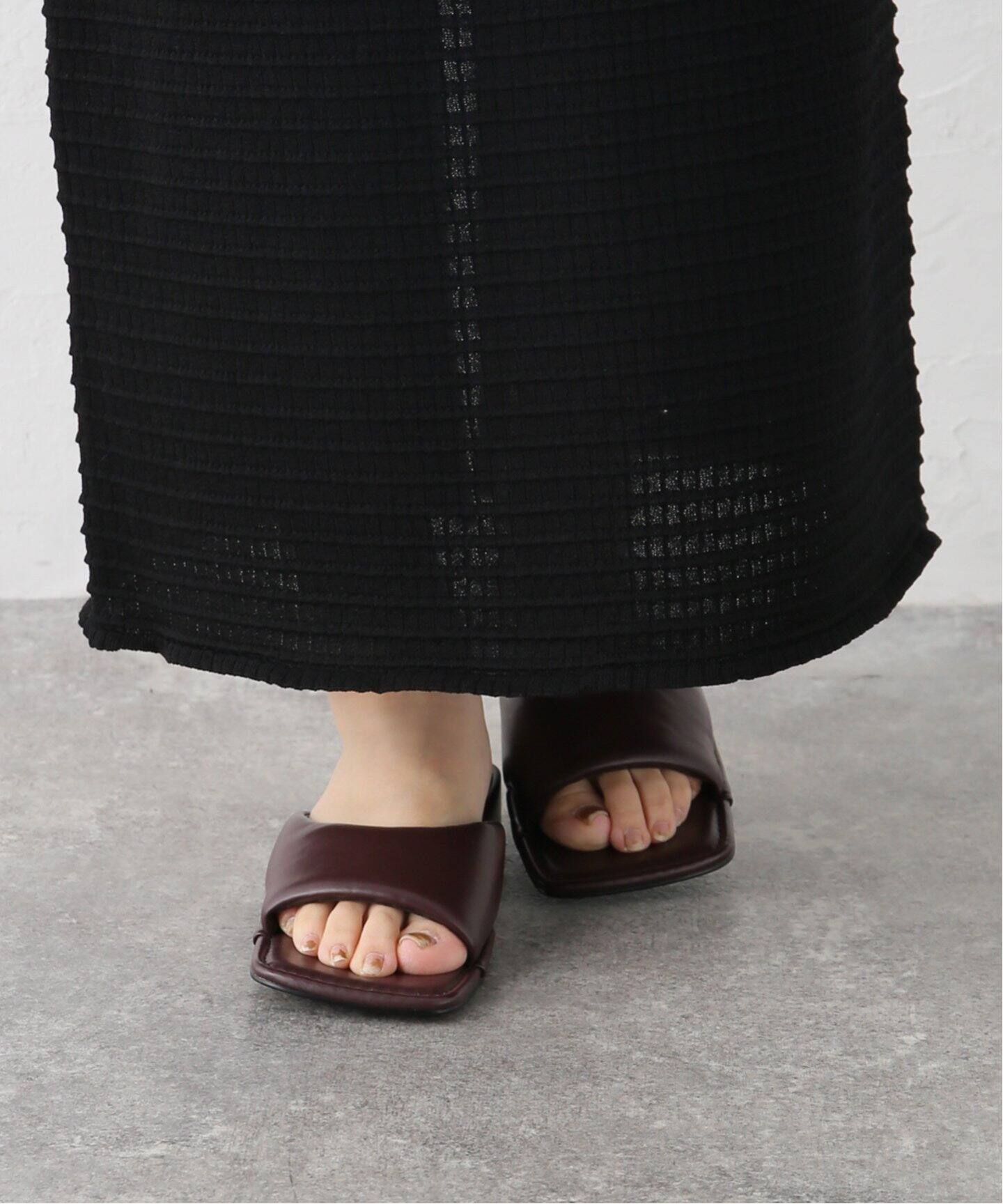 TODAYFUL / トゥデイフル】Square Padded Sandals（サンダル）｜BOICE 