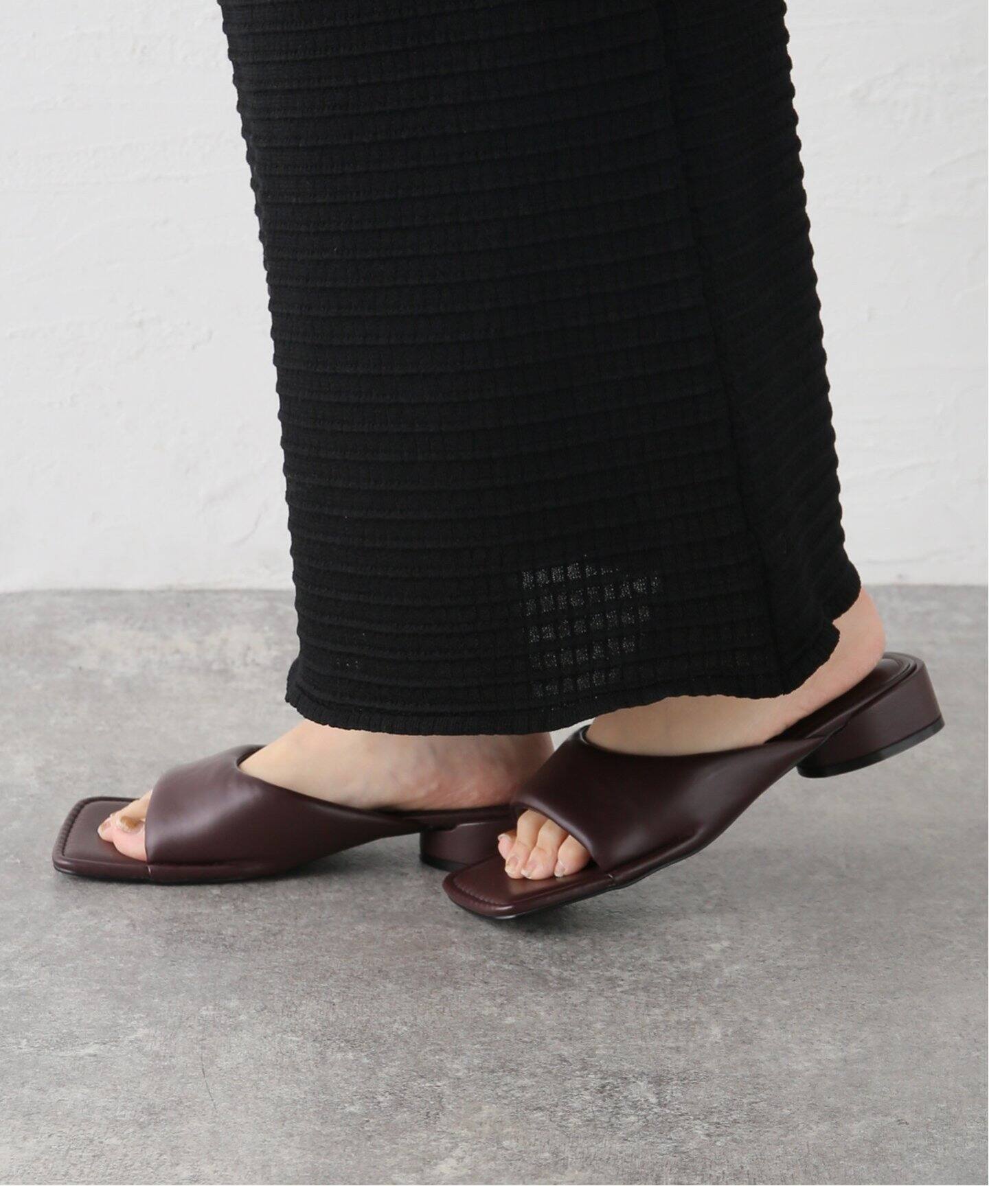 TODAYFUL / トゥデイフル】Square Padded Sandals（サンダル）｜BOICE 