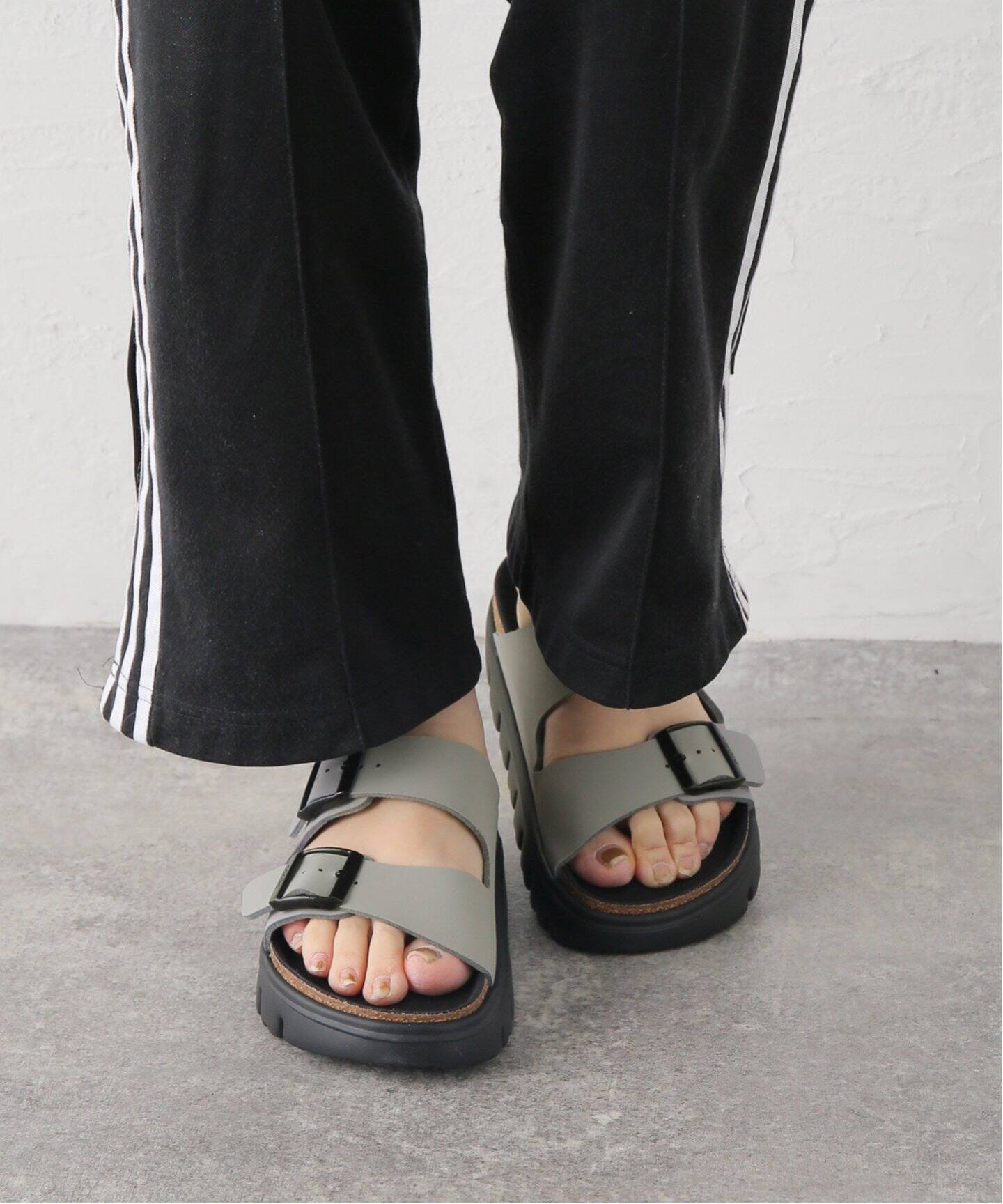 ビルケンシュトック BIRKEN STOCK サンダル 41 - グレー