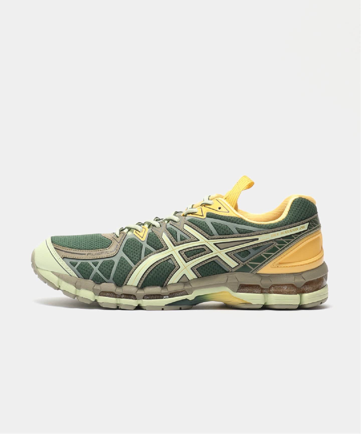 国内発送 ASICS☆UB10-S GEL-Kayano 20 グリーン/グレー asics UB10-S GEL-KAYANO 20 MOSS/GUNMETAL（アシックス UB10-S