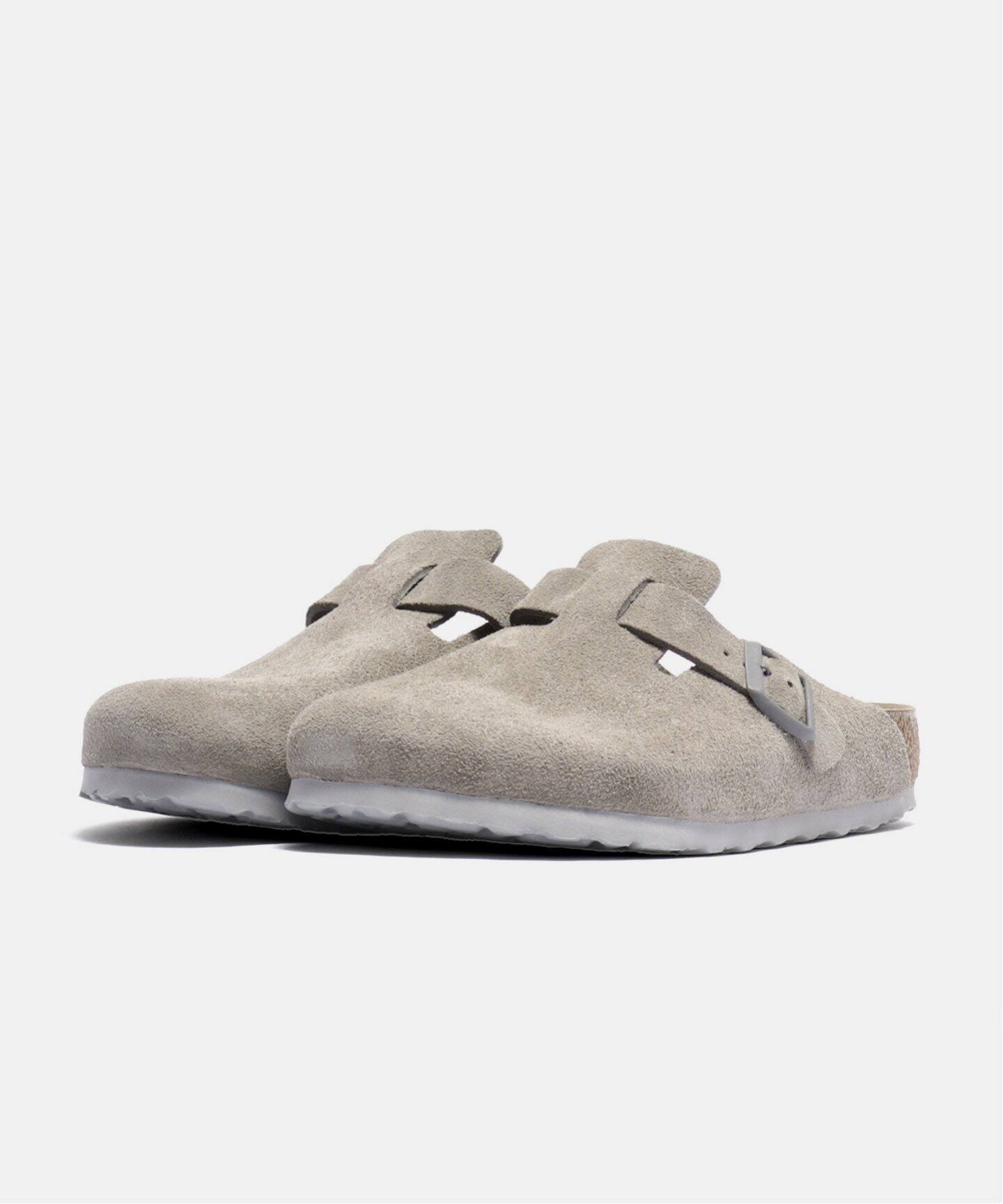 Birkenstock Boston スエードサンダル グレー 42サイズ（ボストン 