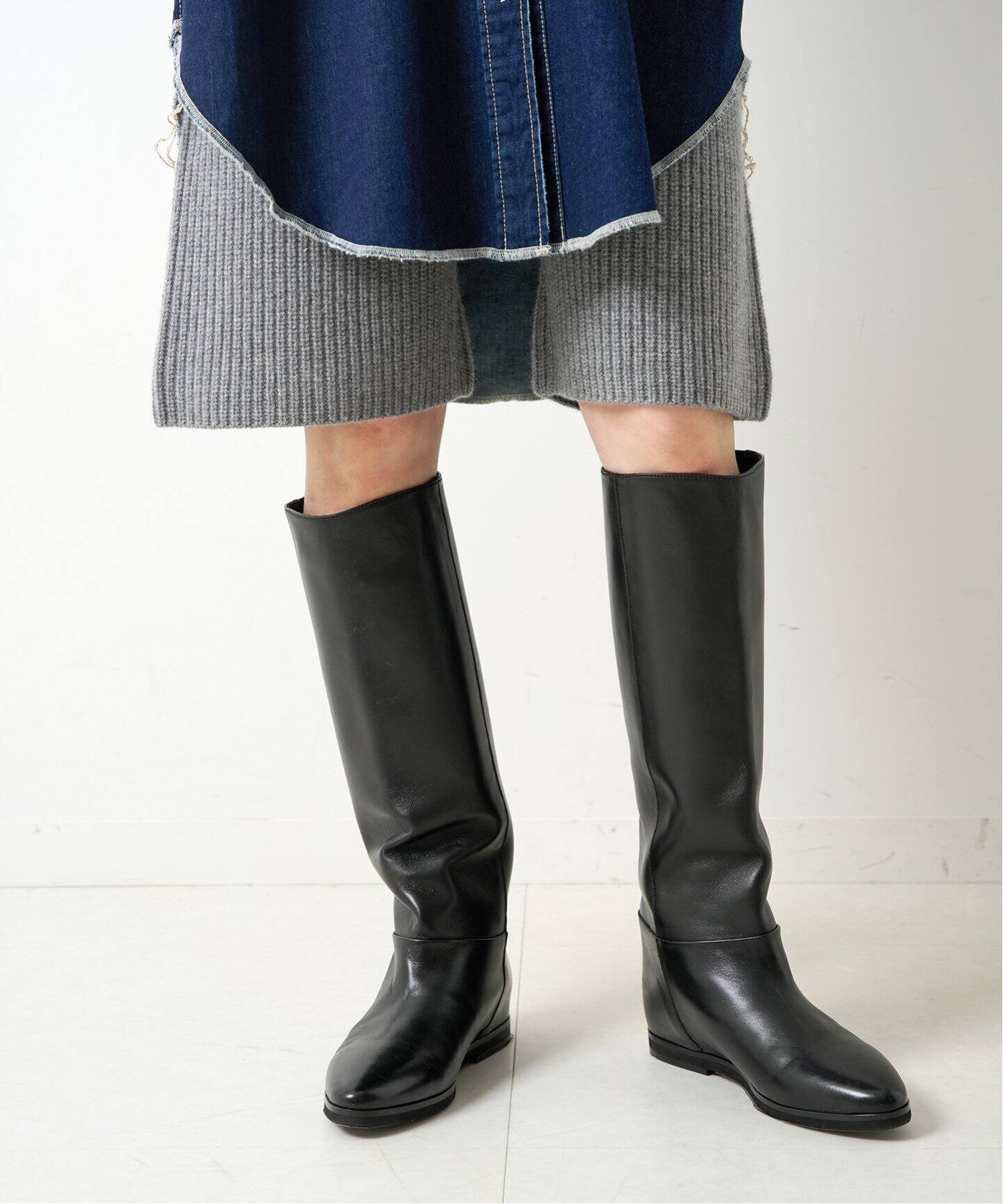 CORSO ROMA 9 / コルソローマノーヴェ インヒールロングブーツ 220 