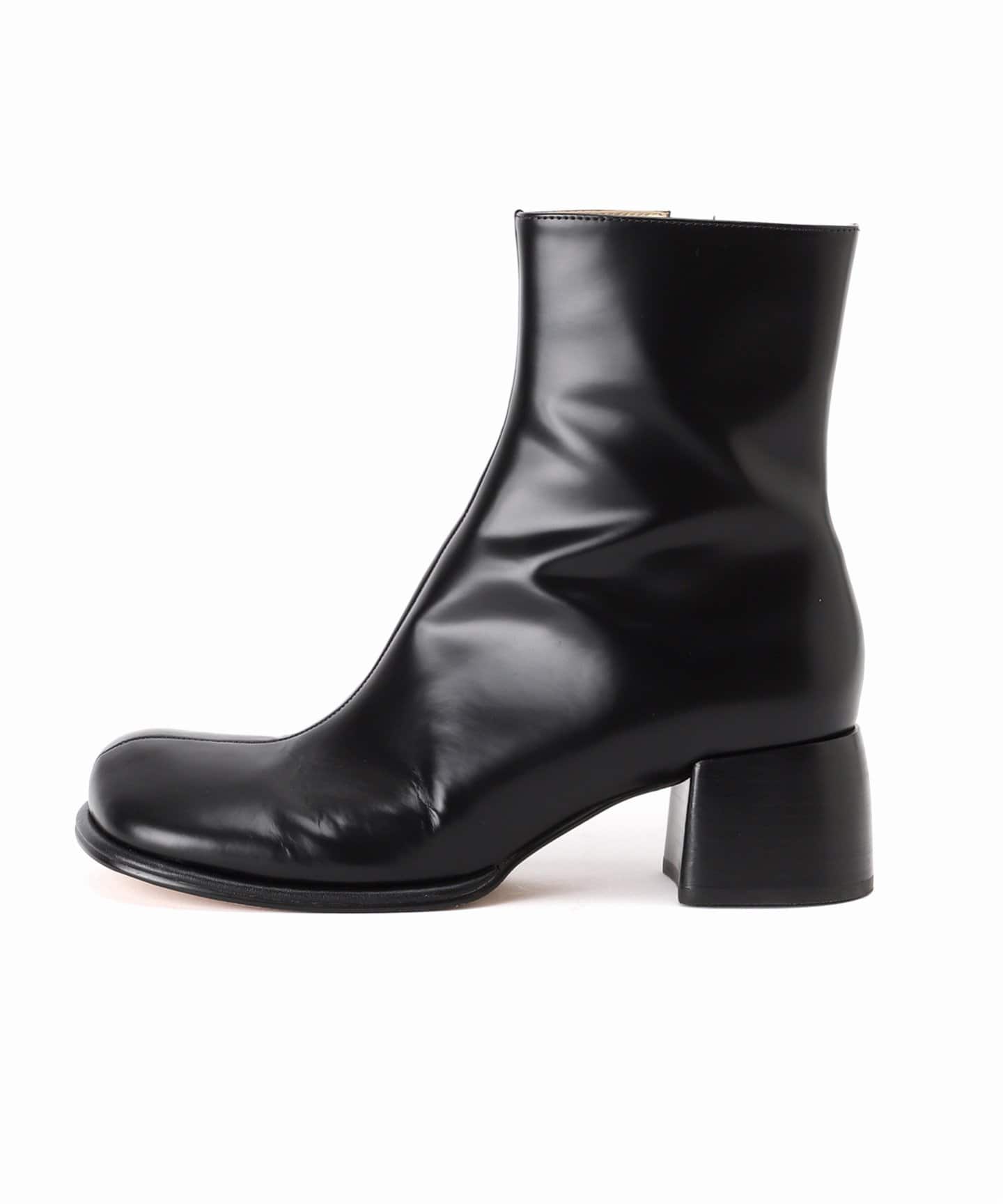スピックアンドスパン　ブーツ　シルバー　ショートブーツ　アルム ALM. / アルム ADELA LEATHER BOOTS AL063B（ブーティ・ショート