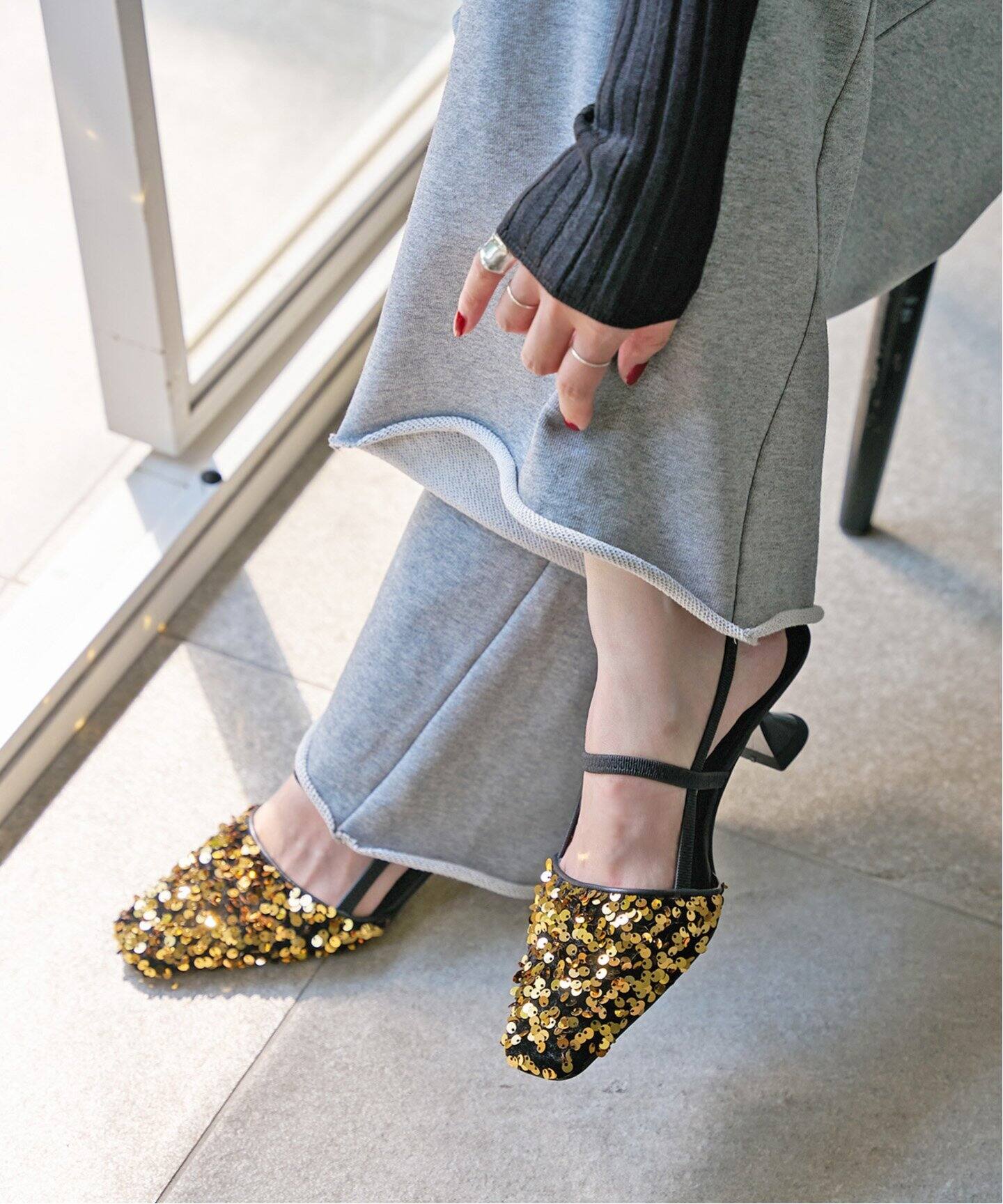 PELLICO SUNNY / ペリーコサニー スパンコールサンダル PS24-1580  