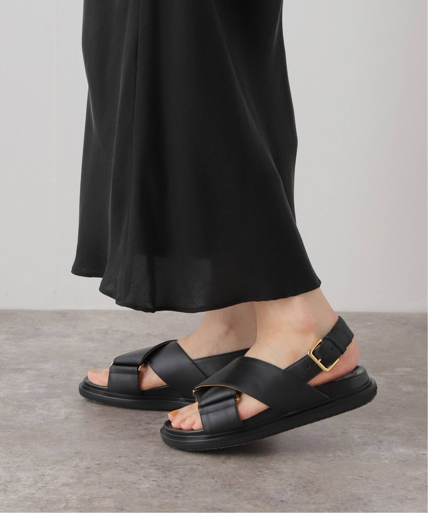 Marni マルニ サンダル サイズ36 ブラック（中古・古着通販】MARNI  