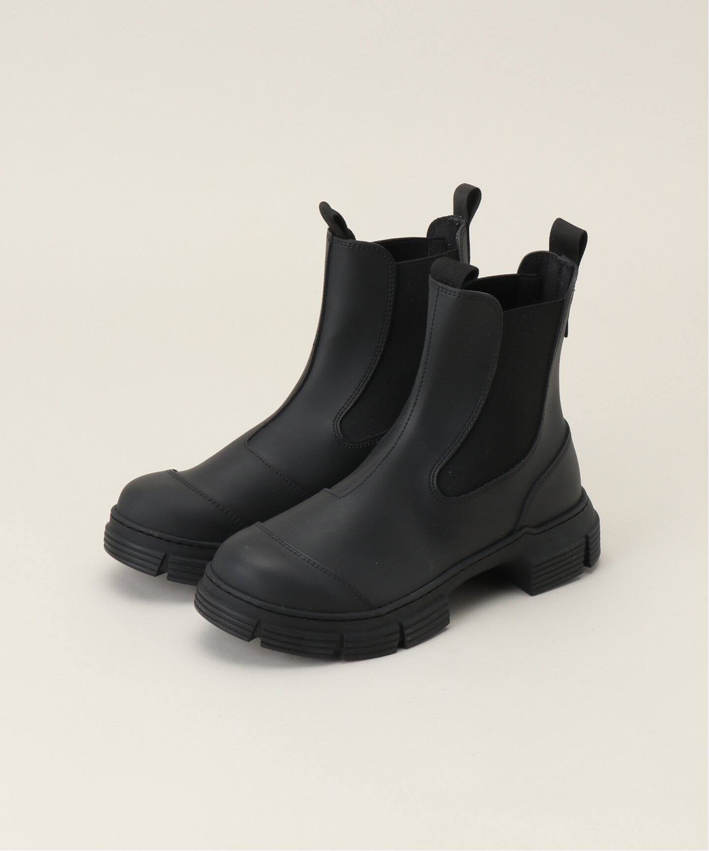 GANNI / ガニー】 Recycled Rubber City Boot（ブーティ・ショート 
