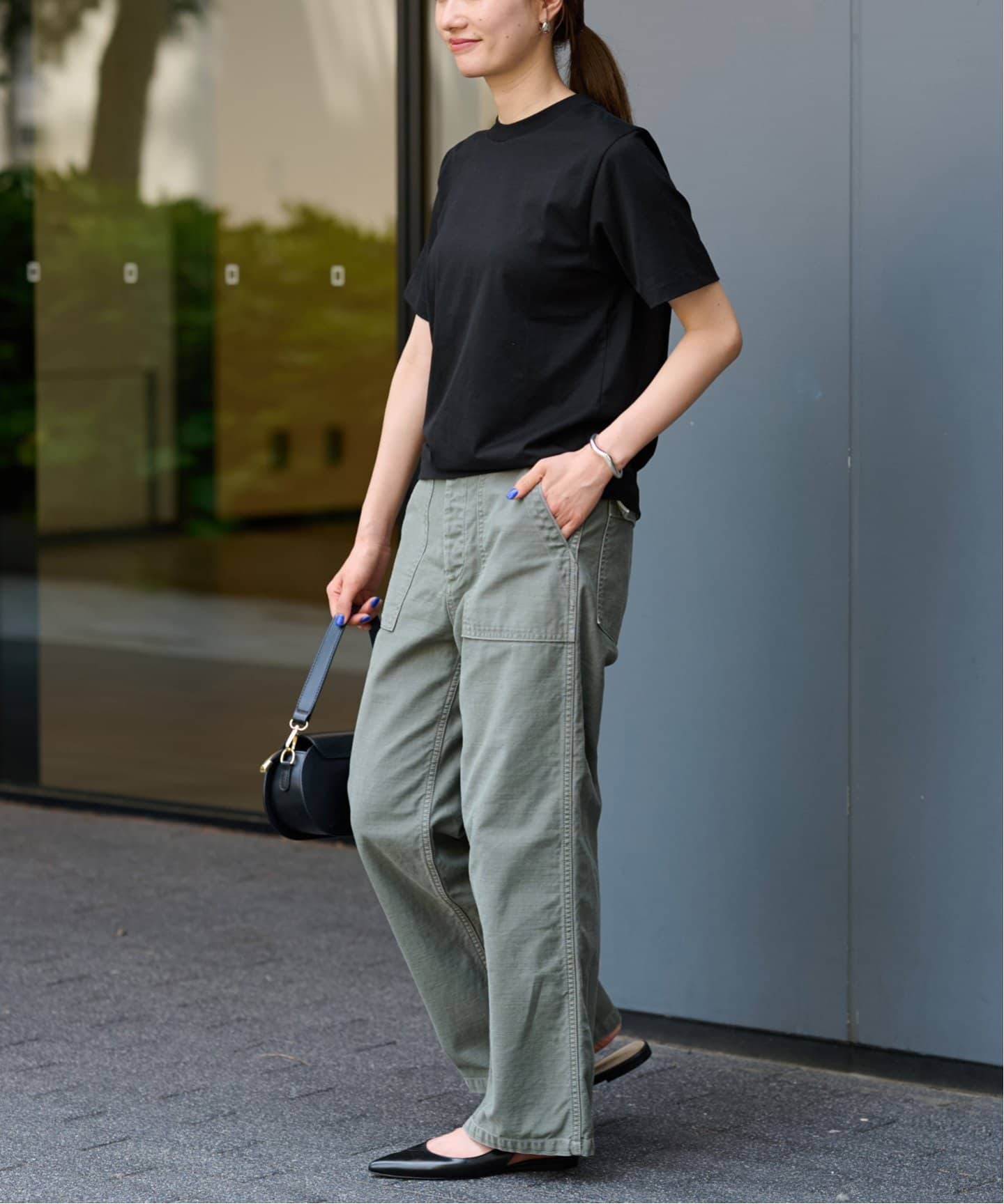 CORSOROMA9 別注バックストラップフラットミュール（フラットシューズ