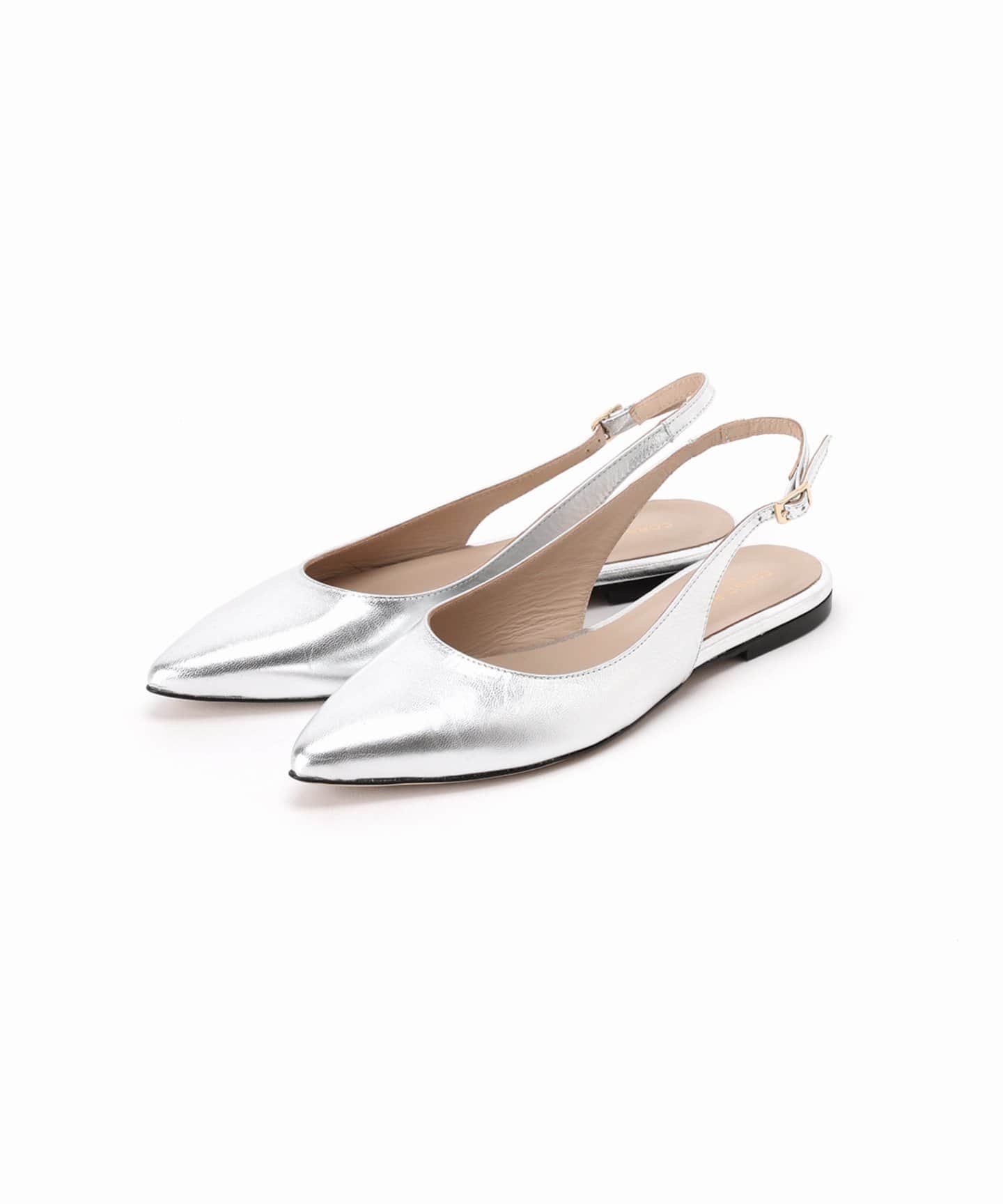 CORSO ROMA 9/コルソローマ 別注 MESH FLAT ミュール CORSOROMA9 別注バックストラップフラットミュール（フラットシューズ