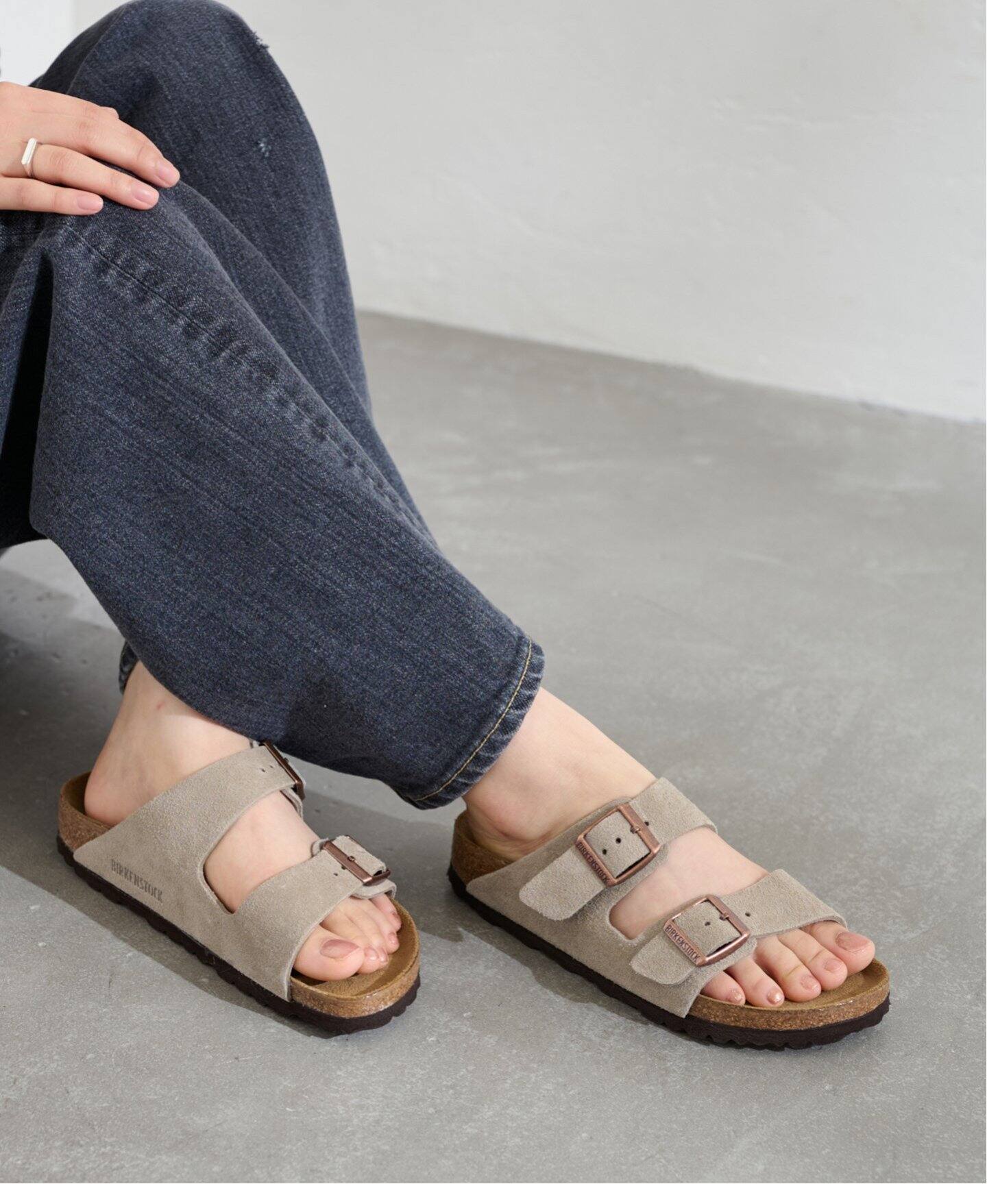 ほぼ未使用☆ビルケンシュトック2023スウェードサンダル38  