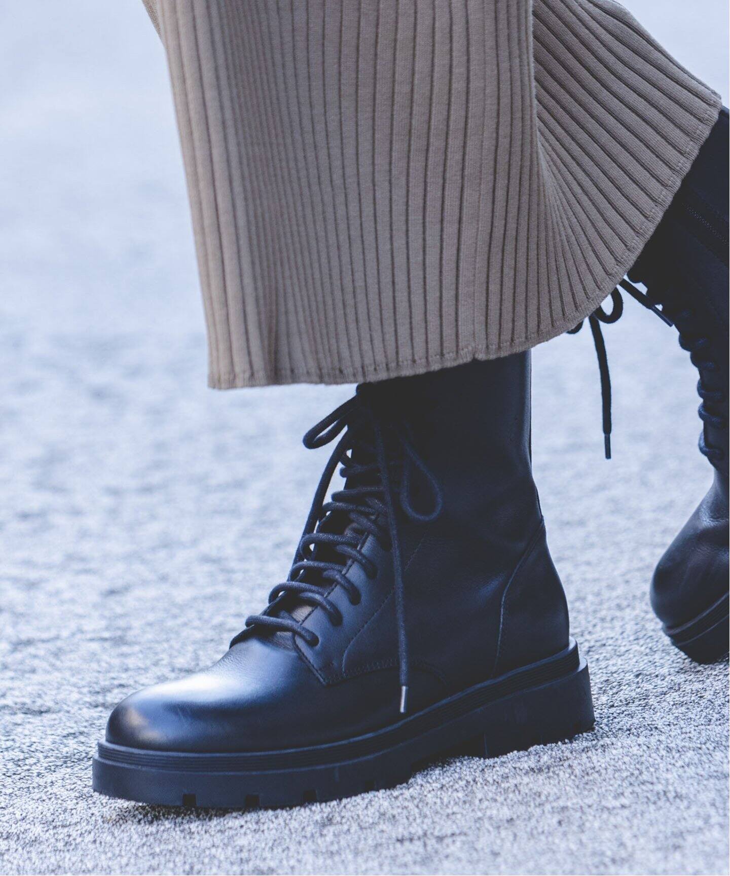 FABIO RUSCONI/ファビオルスコーニ レースアップショートブーツ  